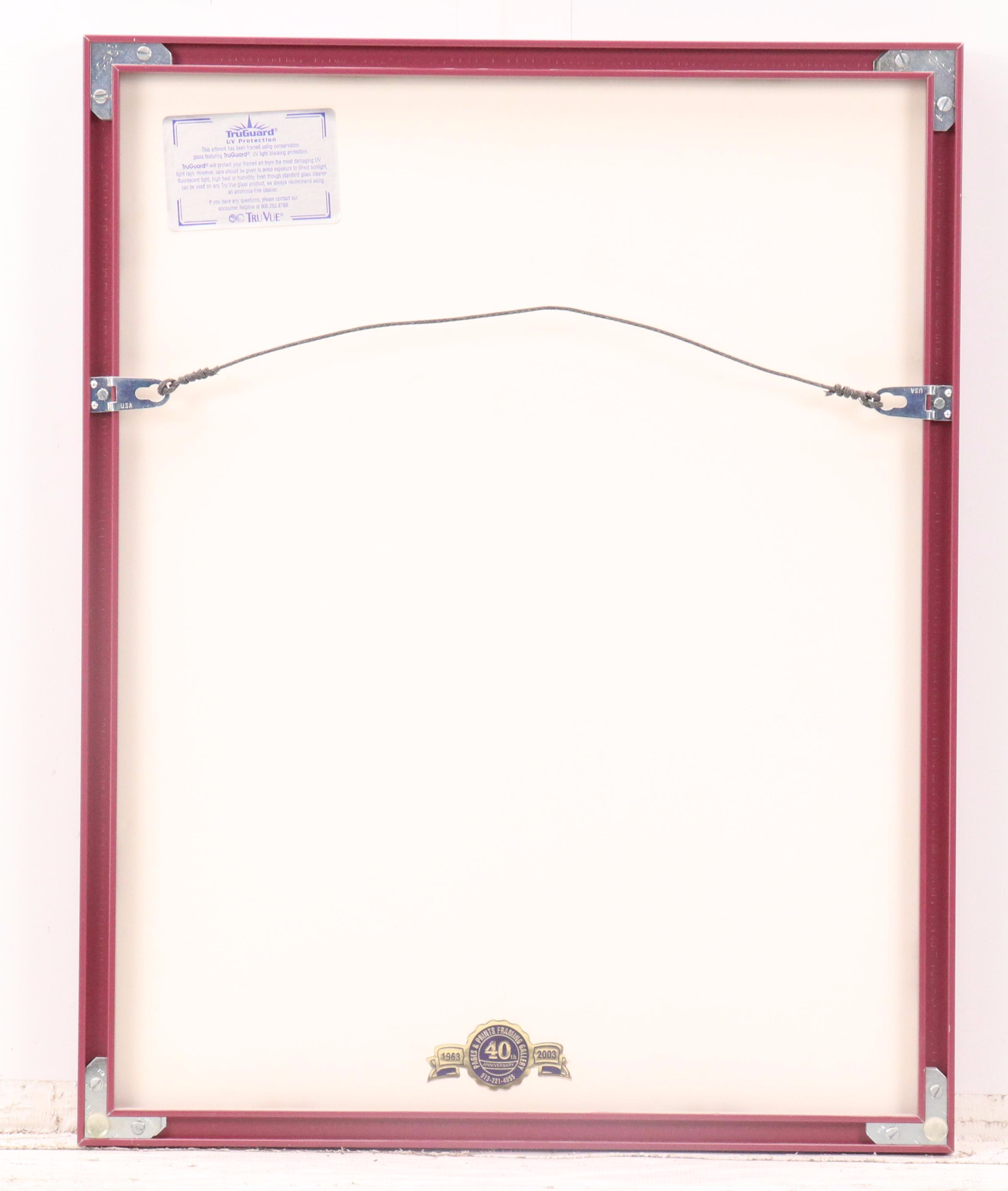 Cityscape Watercolor Painting of Street Scene