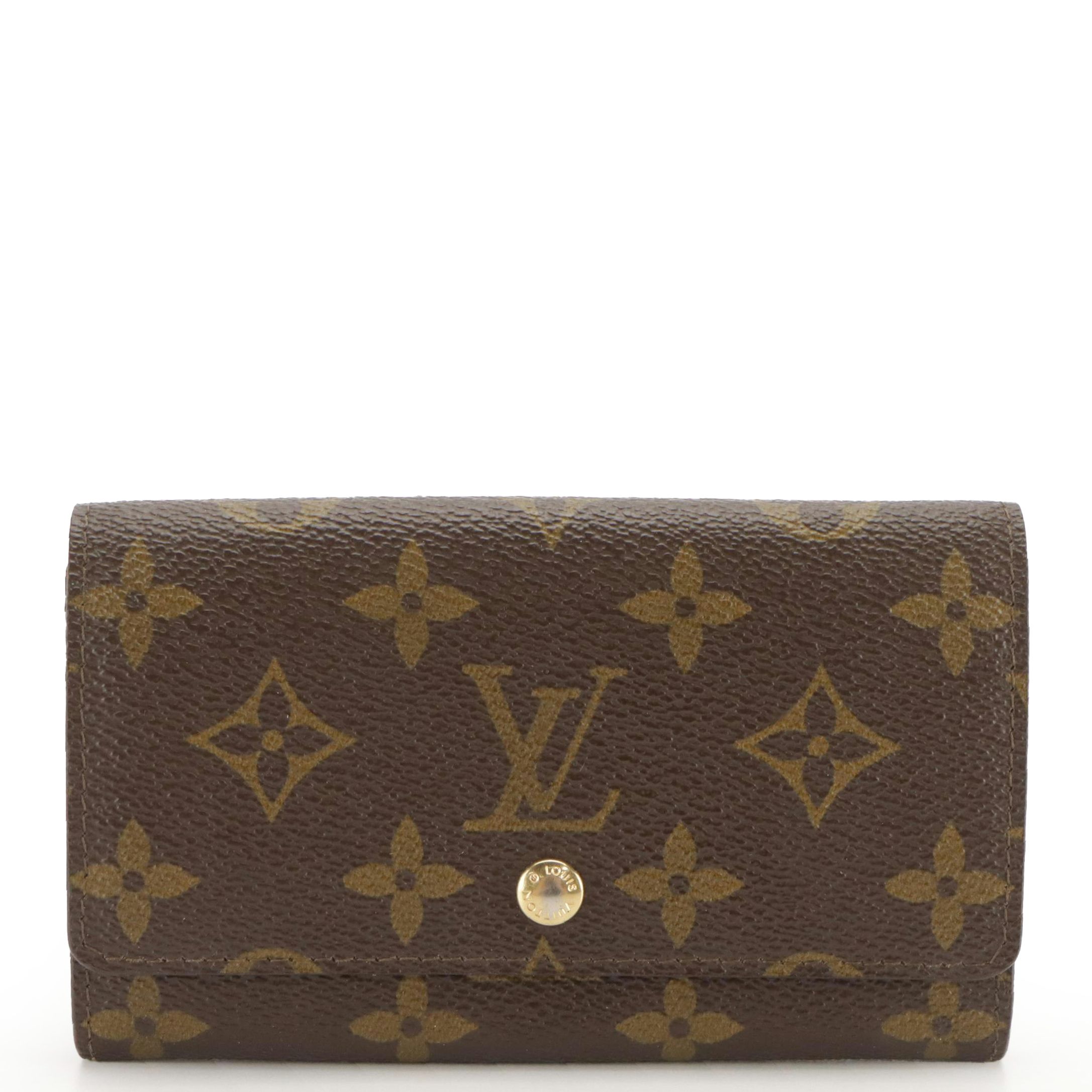 Louis Vuitton Porte-Monnaie Trésor Wallet in Monogram Canvas