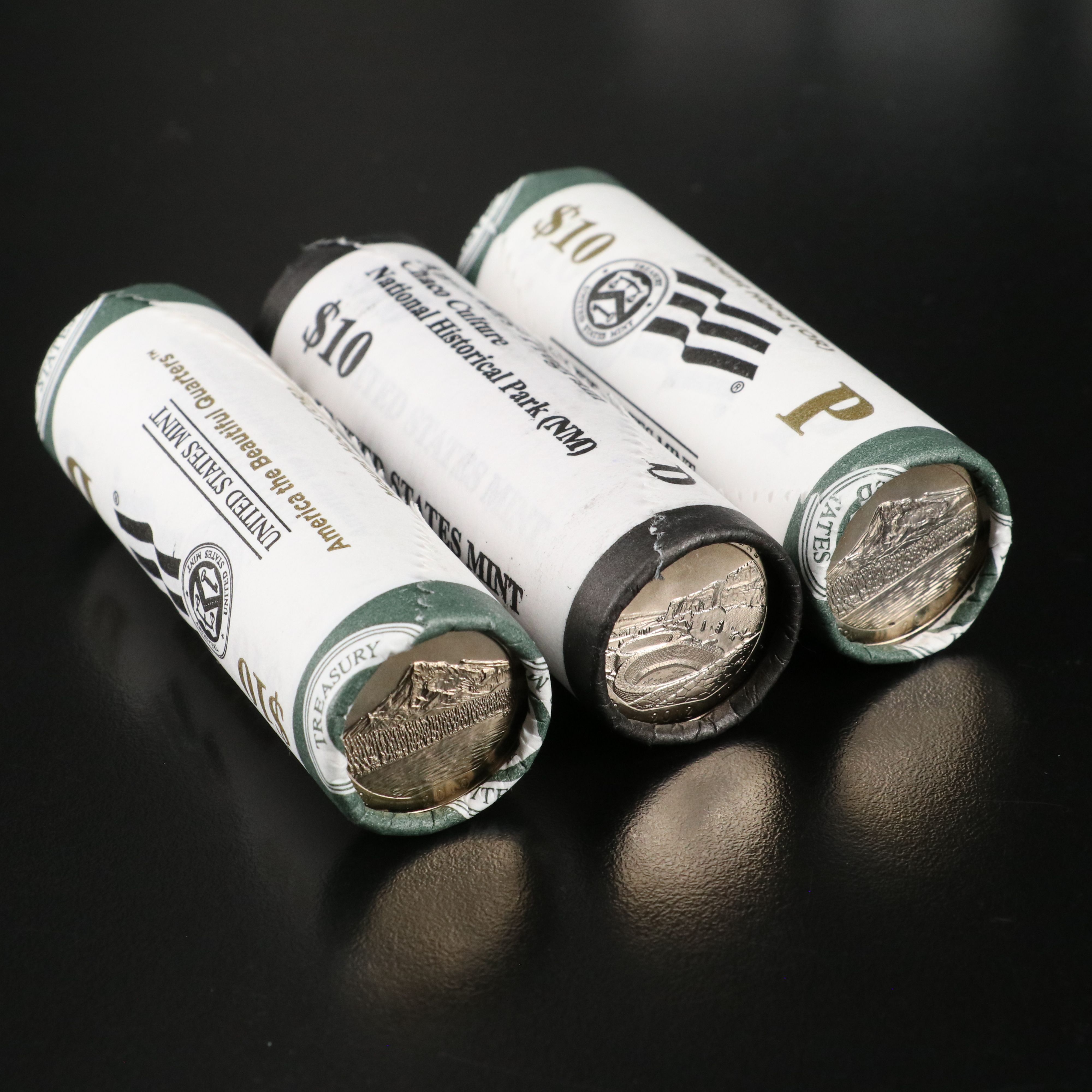 America the Beautiful Quarters, Bicentennial Quarters, and Lincoln Cents