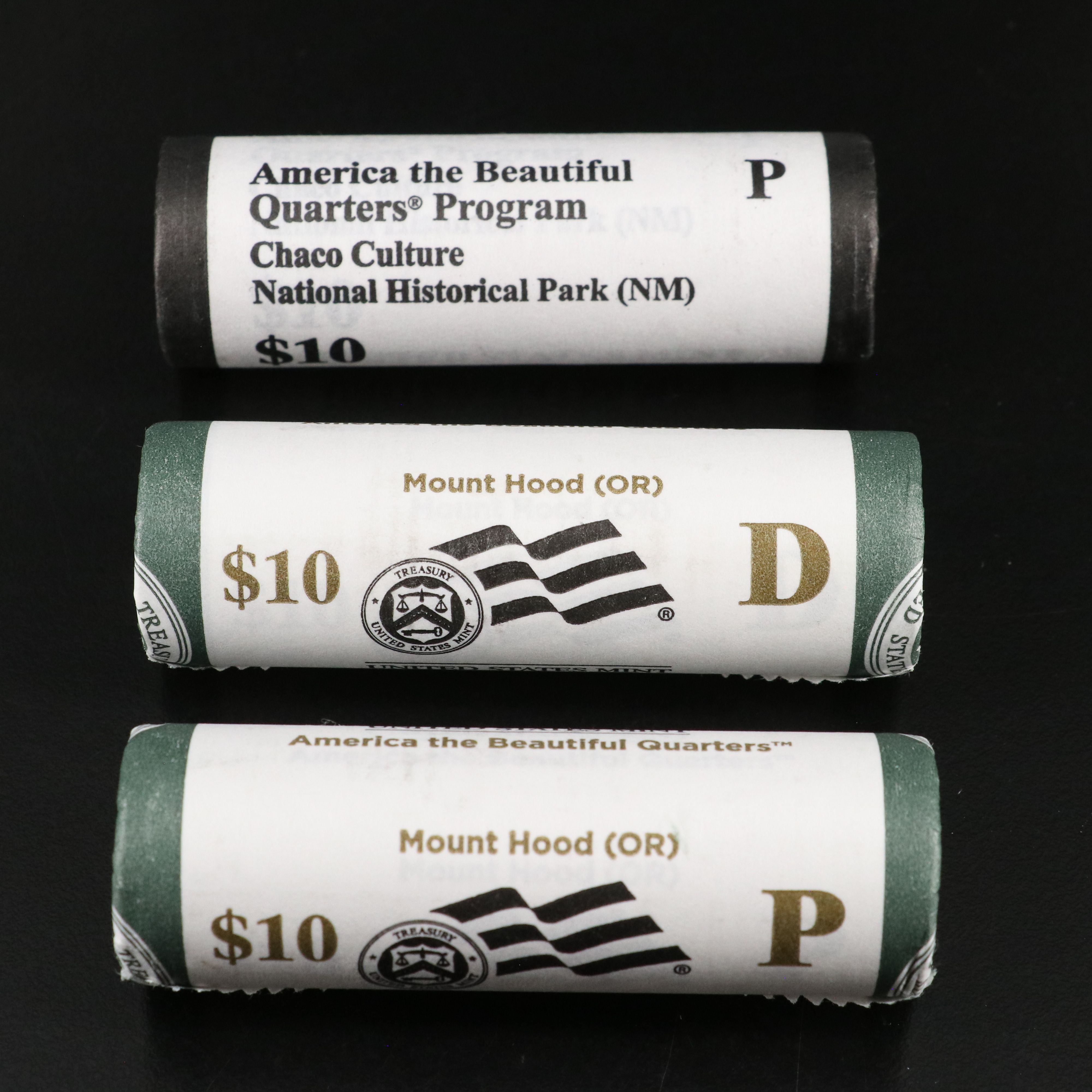 America the Beautiful Quarters, Bicentennial Quarters, and Lincoln Cents