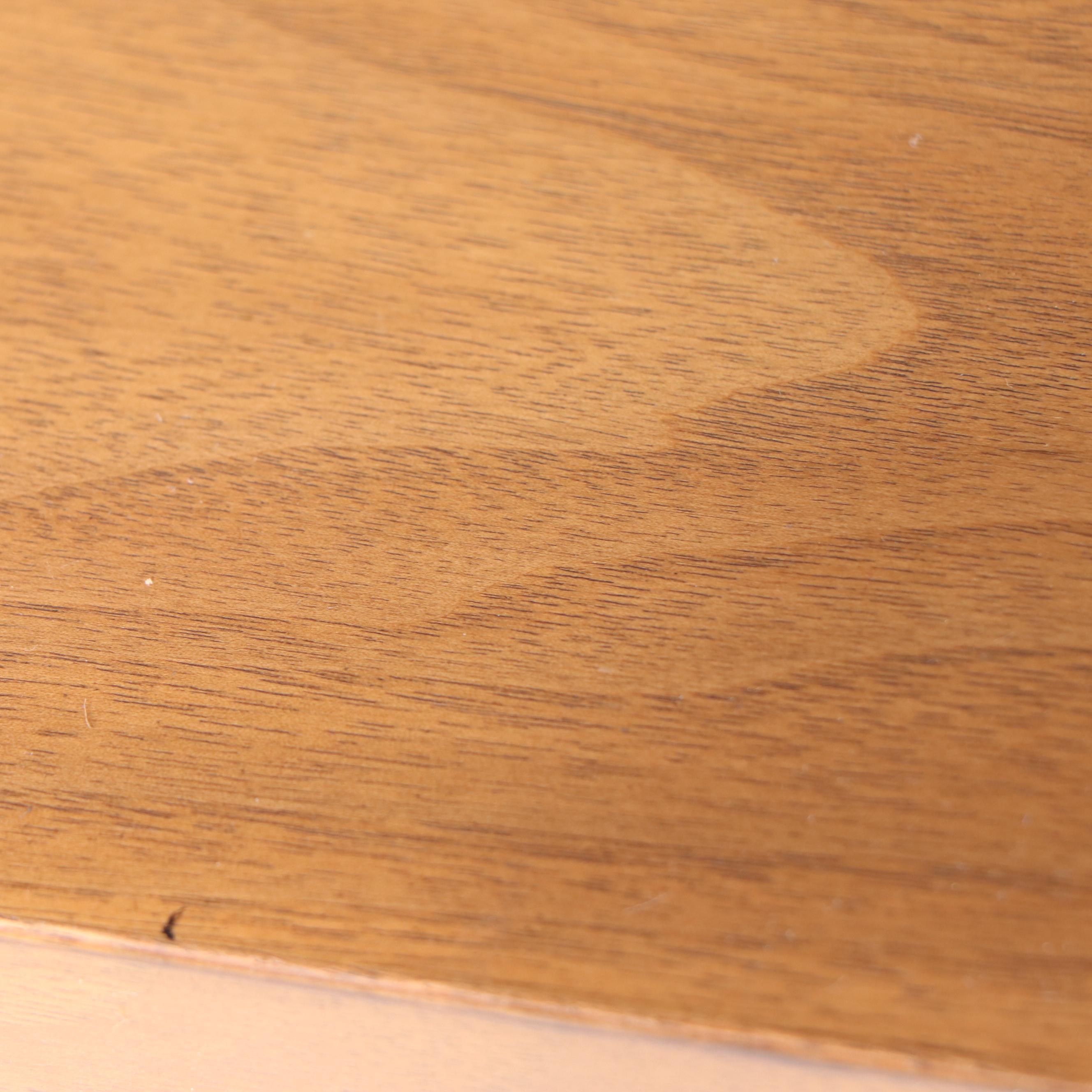 Mid Century Modern Style Paneled Front Walnut Cabinet, Mid to Late 20th C.