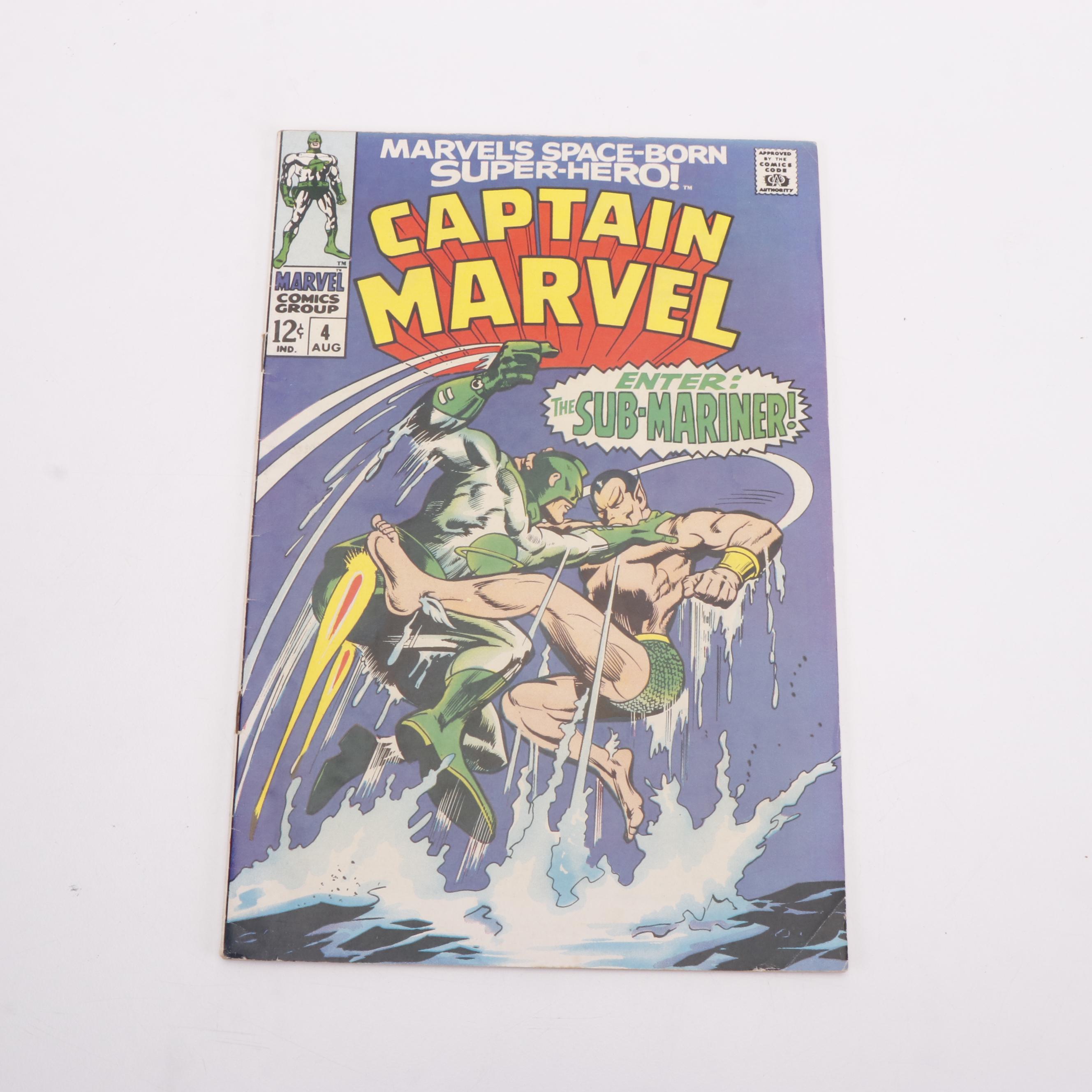 Golden-Modern Age Comic Books Featuring "Captain Marvel" Issue #4 and More