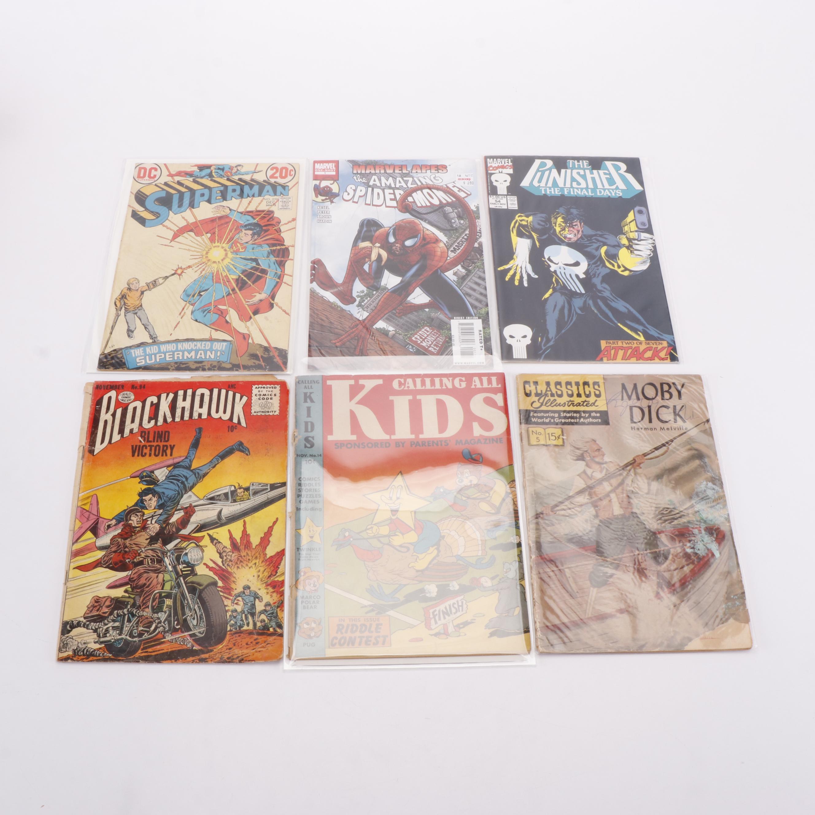 Golden-Modern Age Comic Books Featuring "Captain Marvel" Issue #4 and More