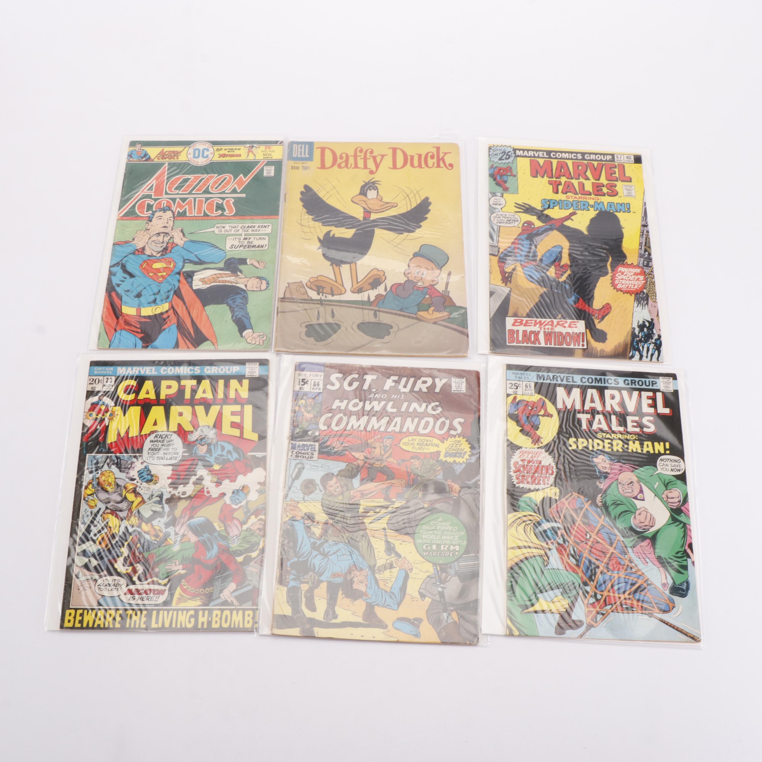 Golden-Modern Age Comic Books Featuring "Captain Marvel" Issue #4 and More