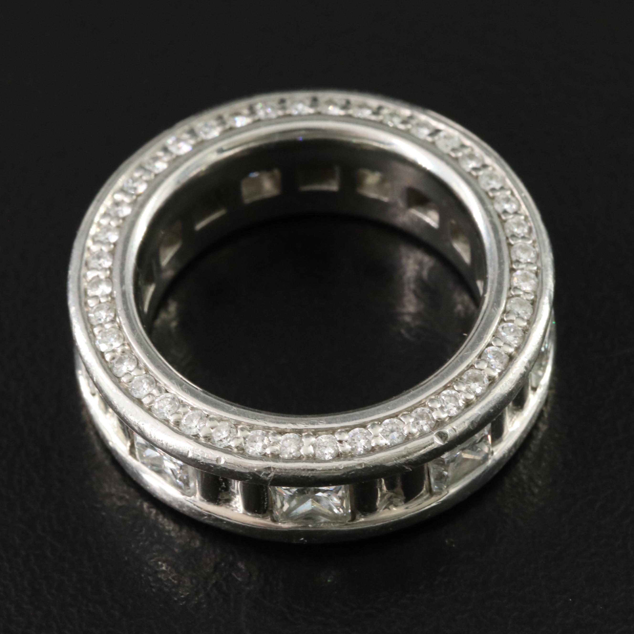 Platinum 4.55 CTW Diamond Eternity Band