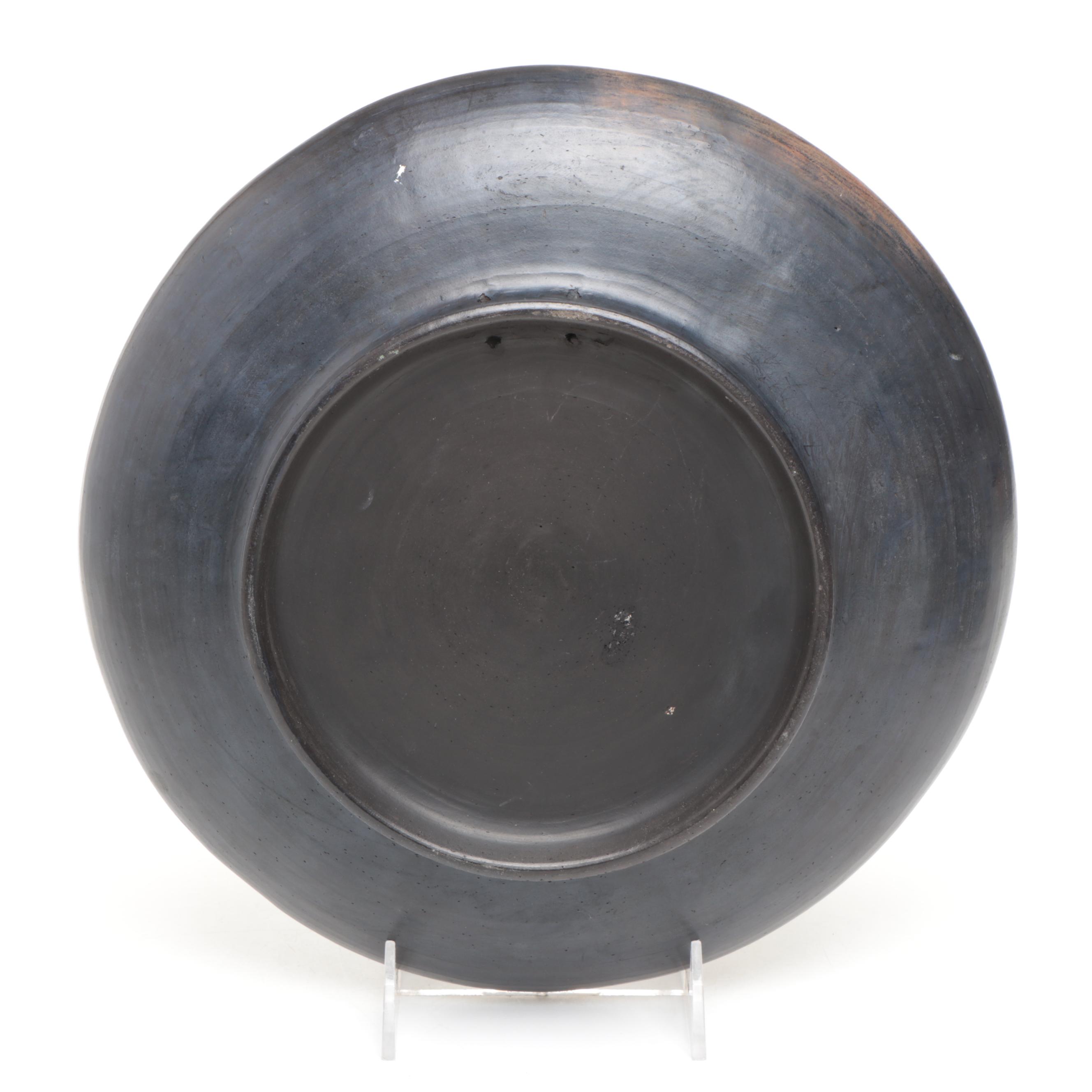 Artist Signed Ceramic Bud Vases with Ceramic Decorative Bowls