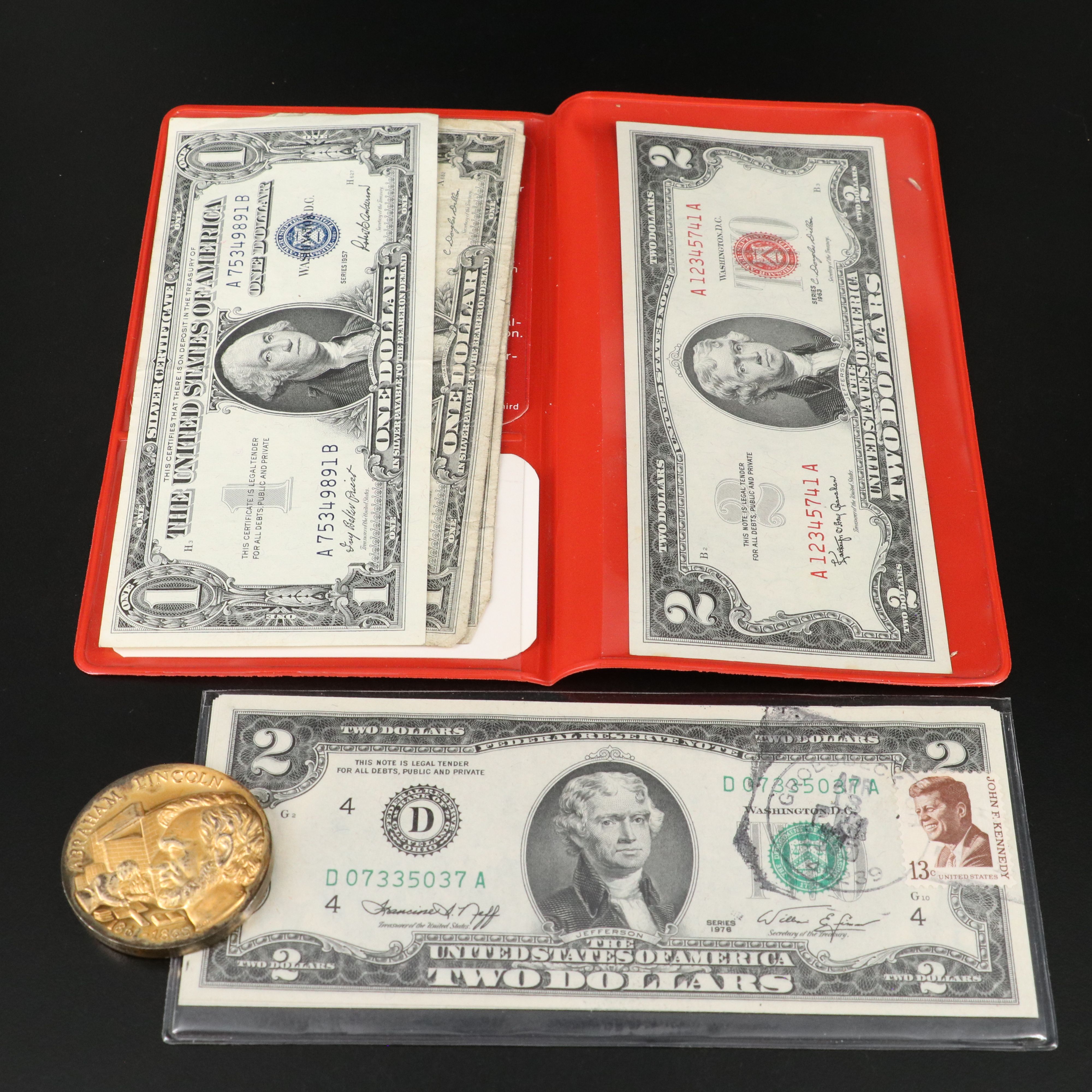 Silver Certificates and Two Dollar Notes