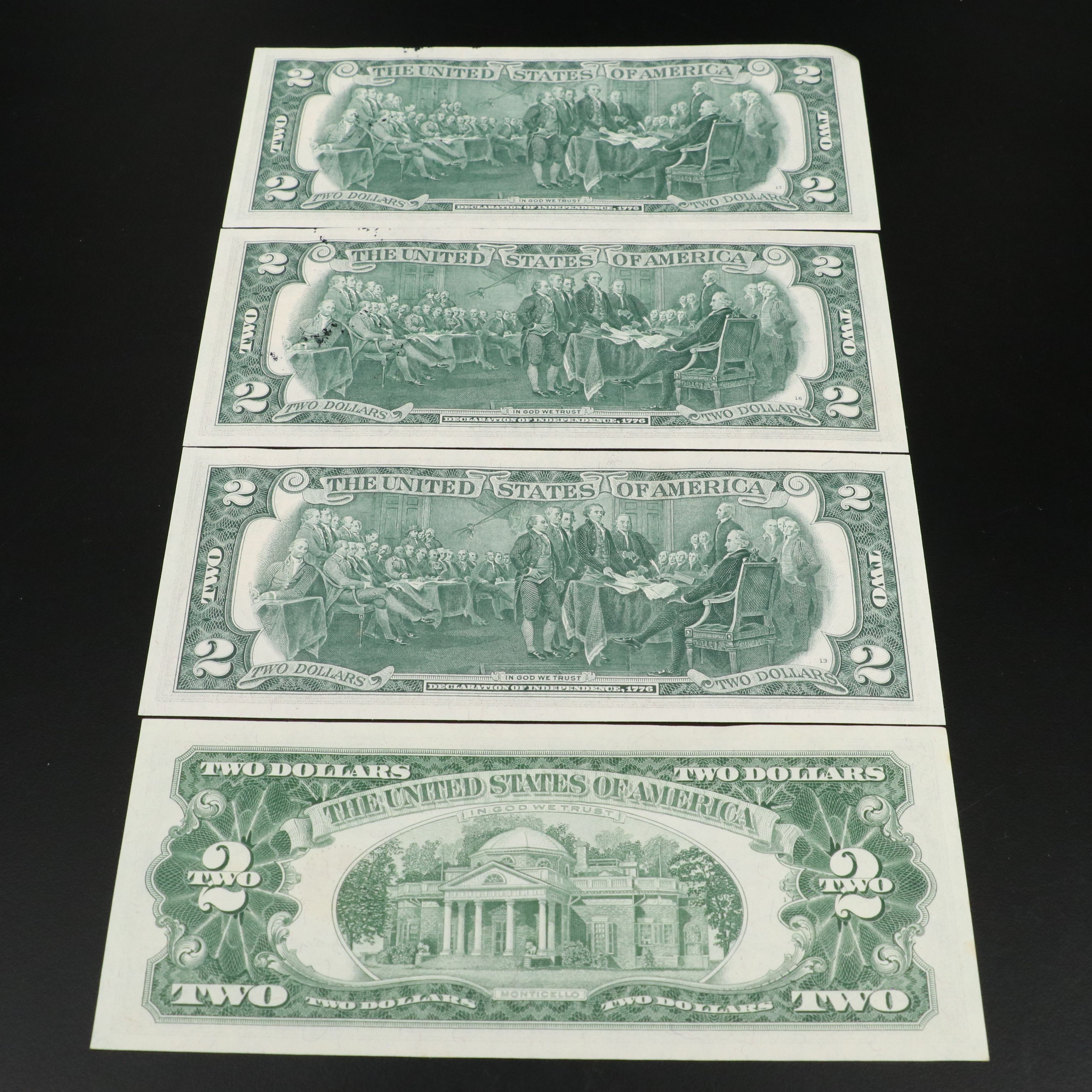 Silver Certificates and Two Dollar Notes