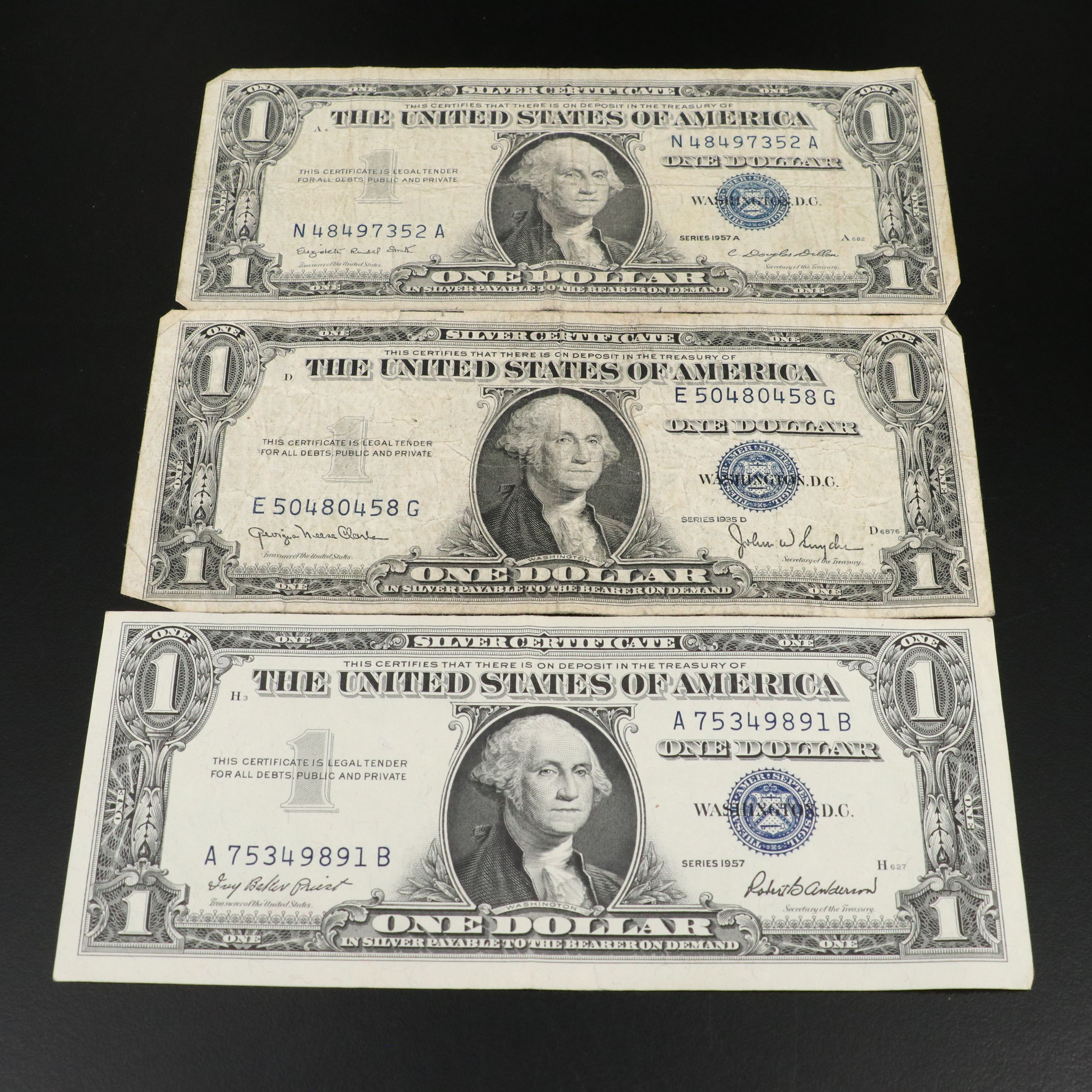 Silver Certificates and Two Dollar Notes