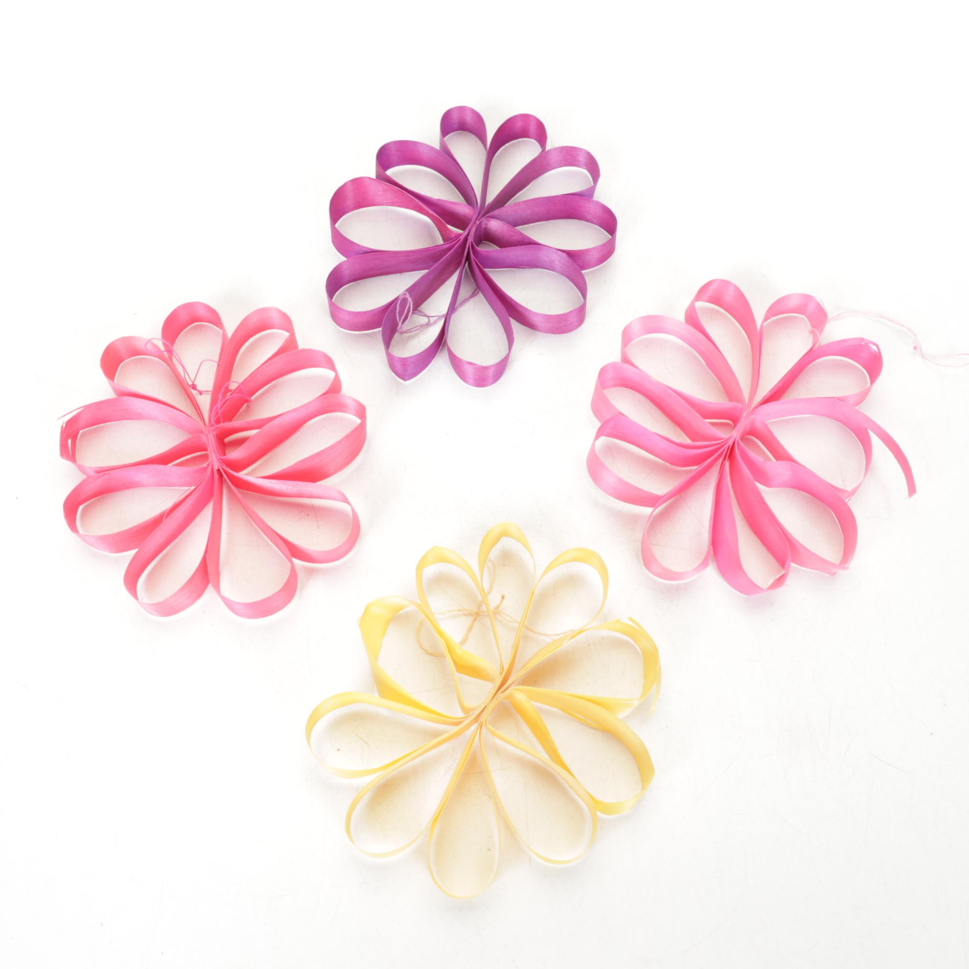 Handmade Polish Straw Ornaments and Small Woven Baskets