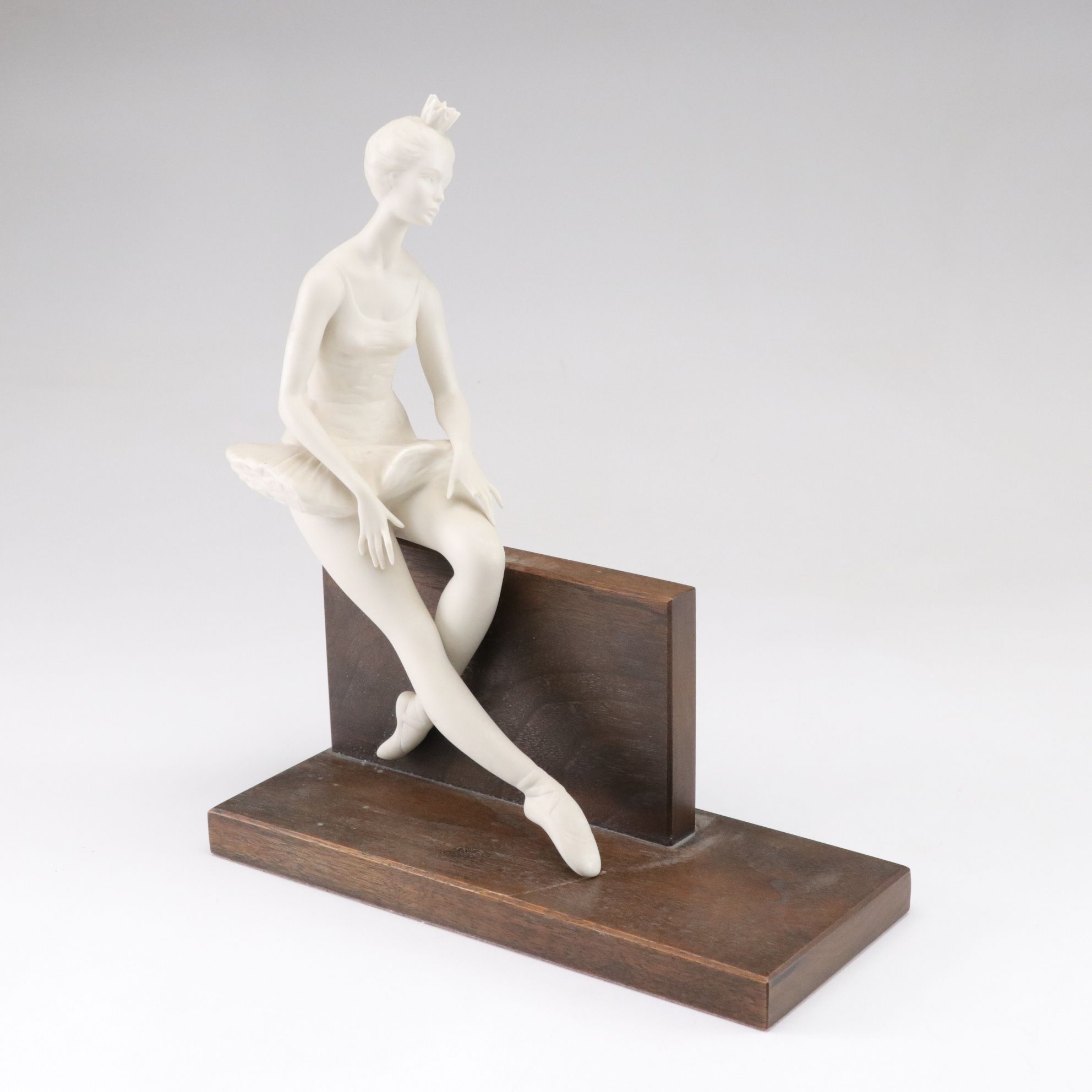 Cybis Bisque Porcelain "On Cue" Ballet Figurine, Mid/Late 20th C.