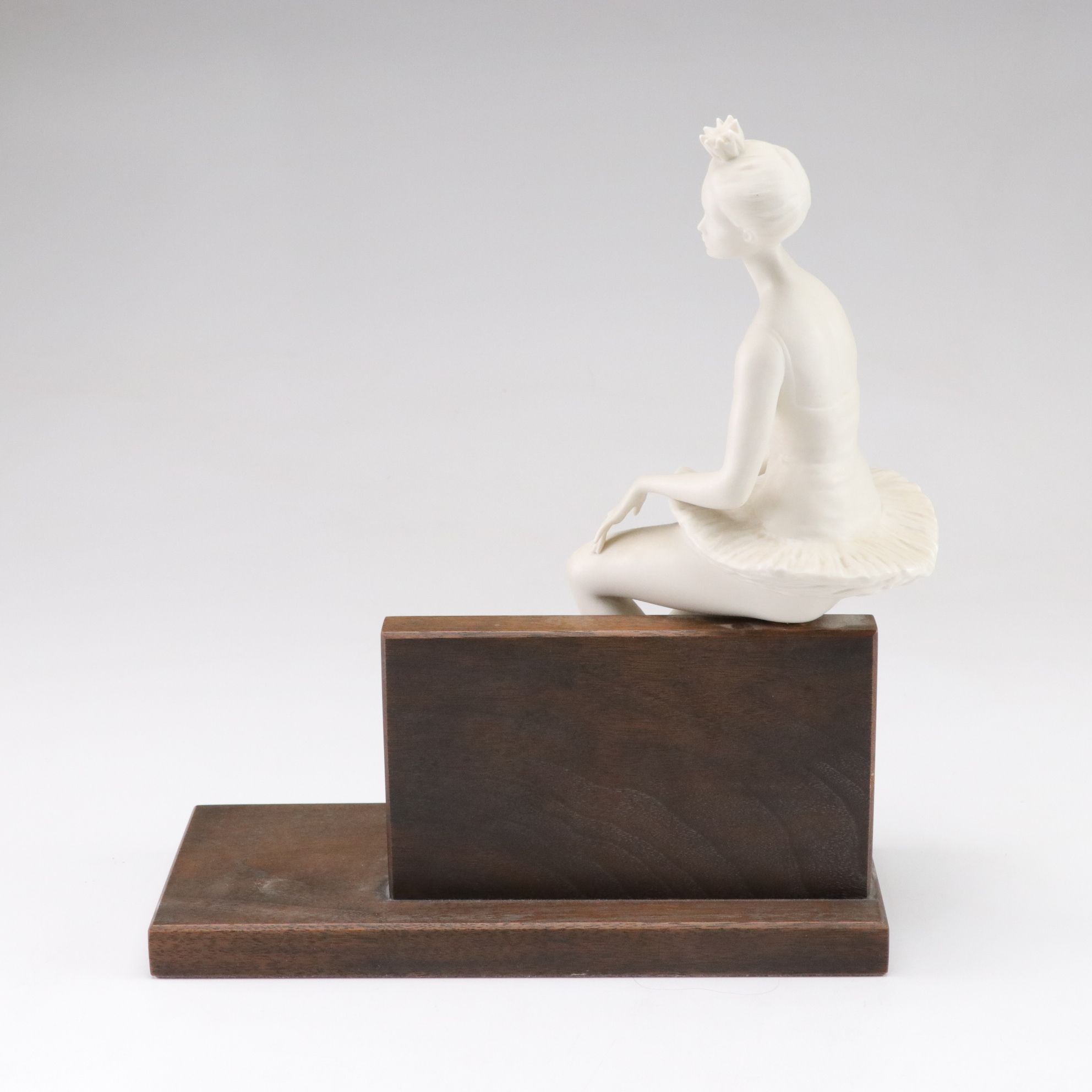 Cybis Bisque Porcelain "On Cue" Ballet Figurine, Mid/Late 20th C.