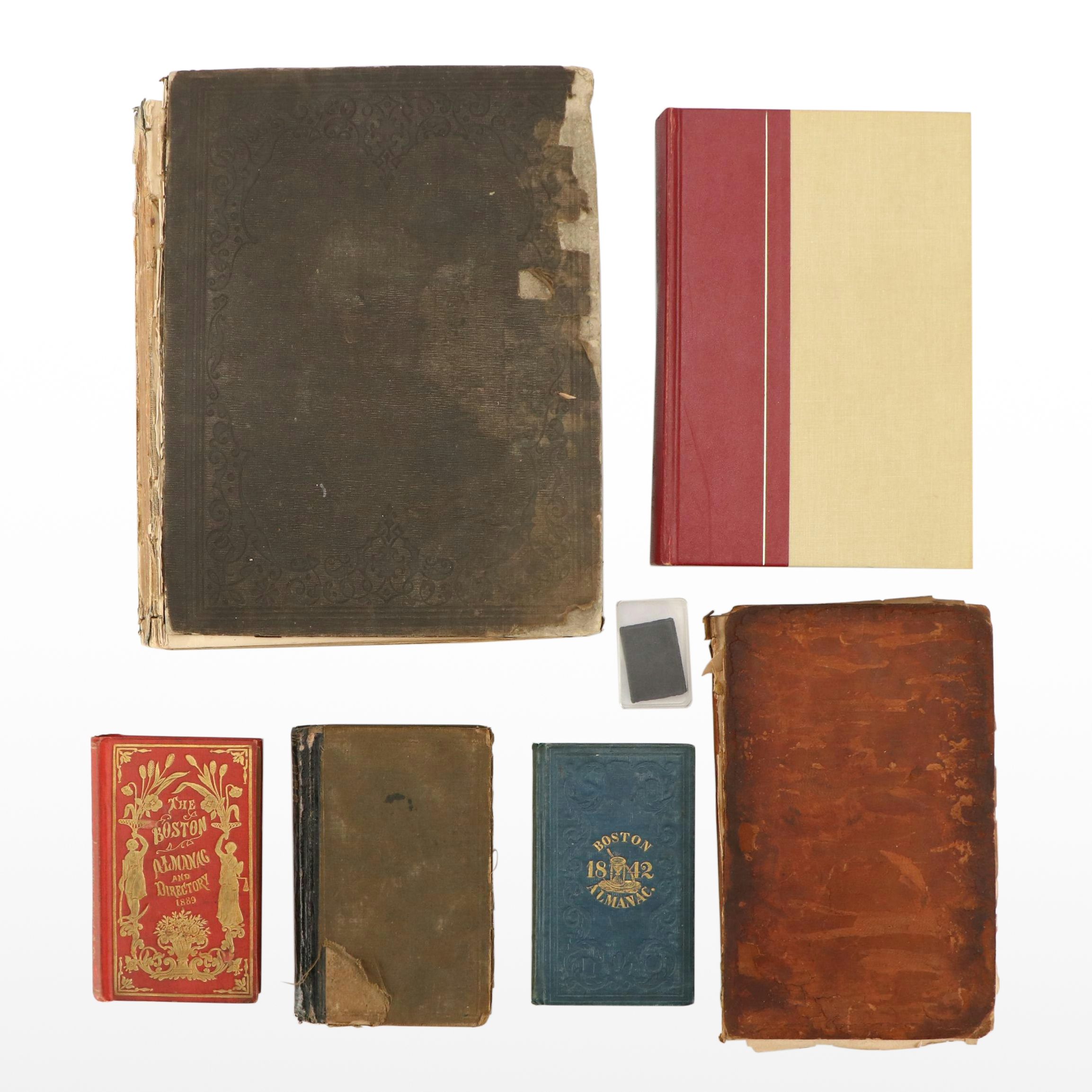 "The Boston Almanac," "Familiar Science" and Other Hardcover Books