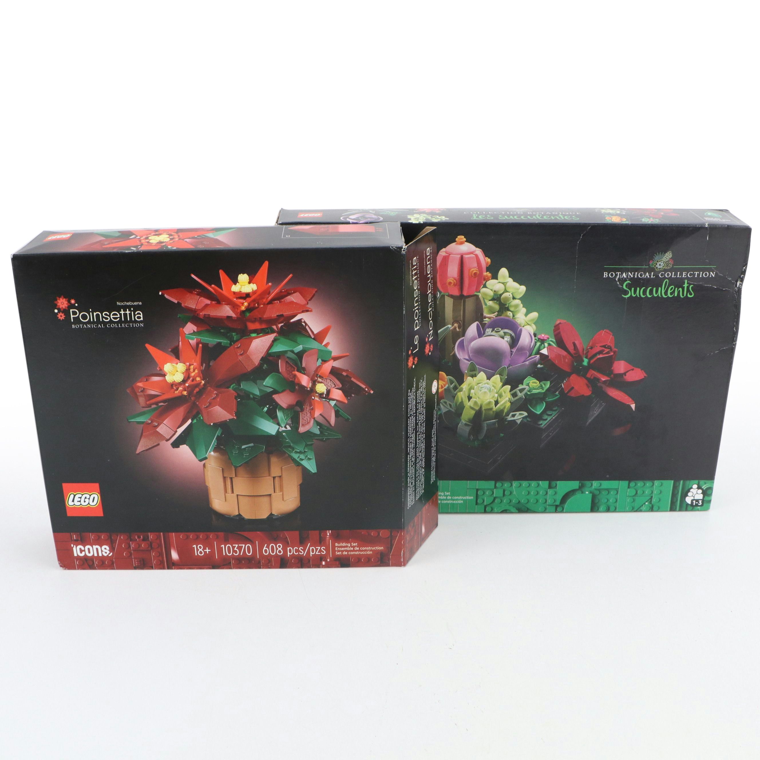 LEGO Botanical Collection Poinsettia and Succulents