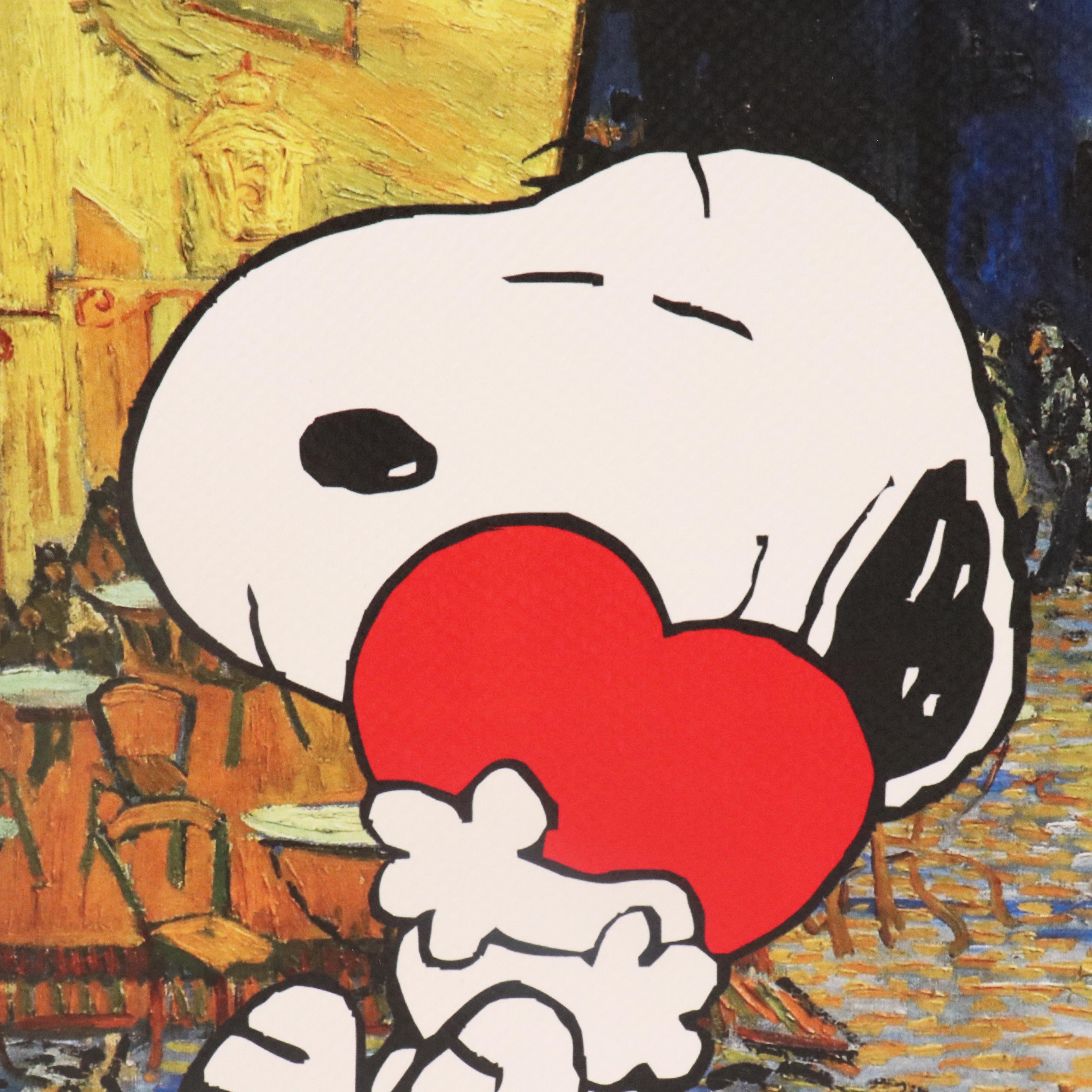 Death NYC Street Art Graphic Print Snoopy x Van Gogh x LV, 2023