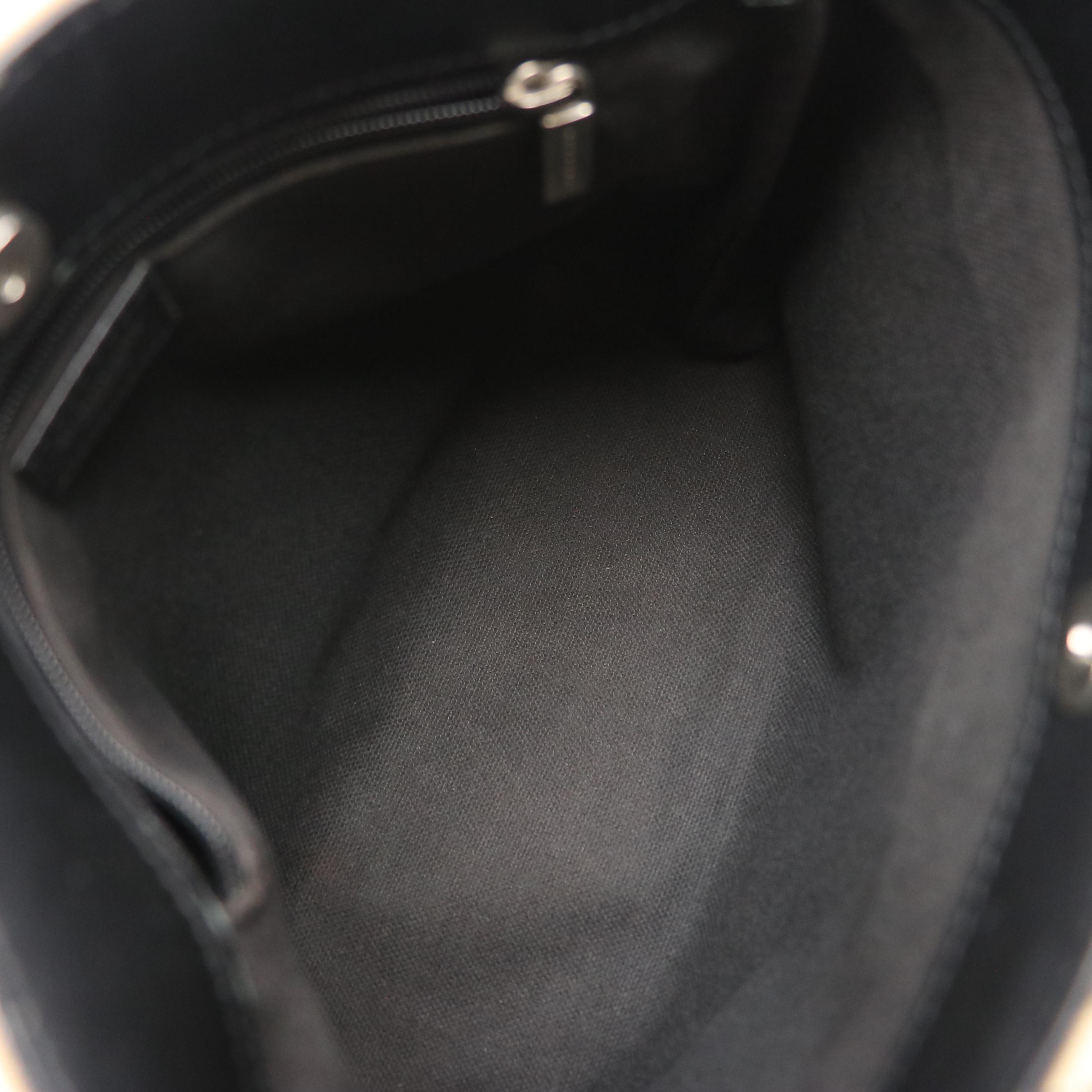 Burberry Small Tote in Nova Check Nylon Canvas and Black Leather Trim