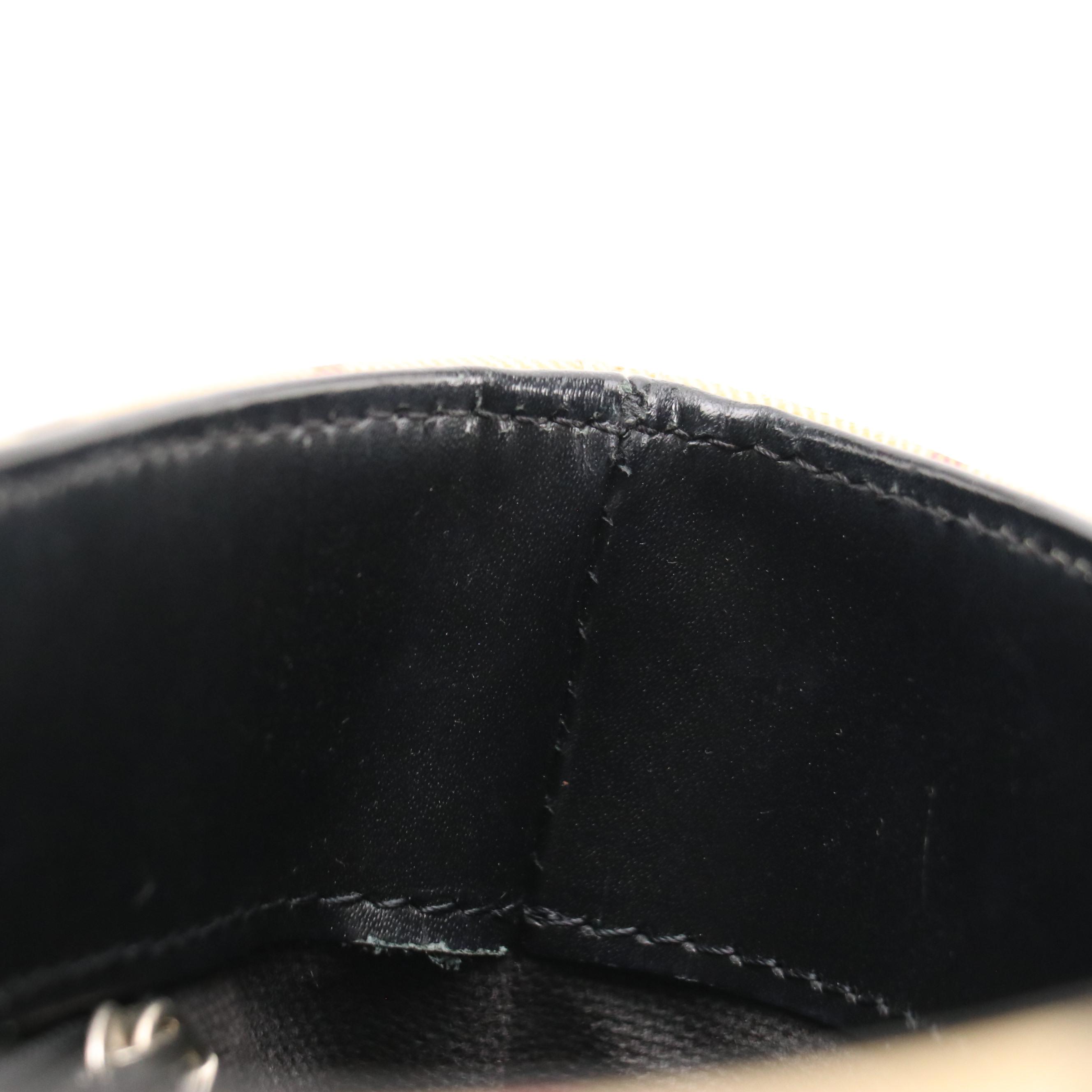 Burberry Small Tote in Nova Check Nylon Canvas and Black Leather Trim