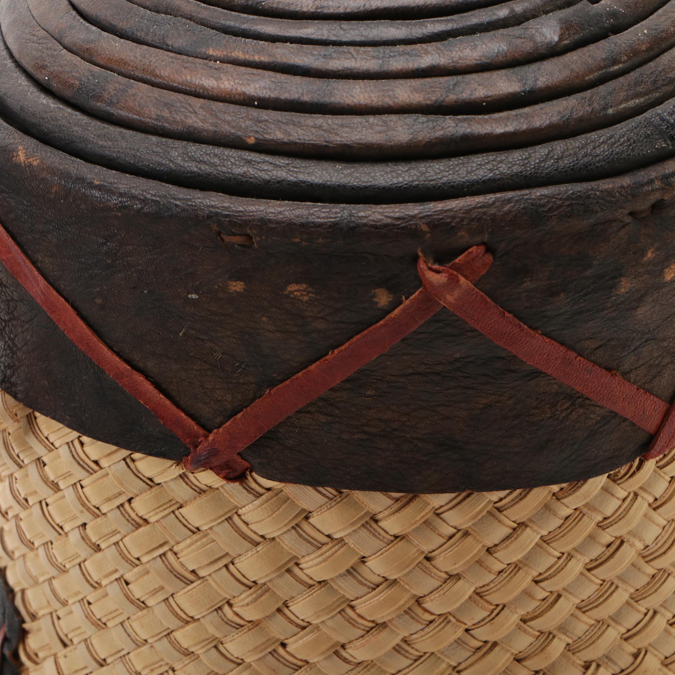 West African Marka Kore Passport Mask with Bobo Nesting Basket Set