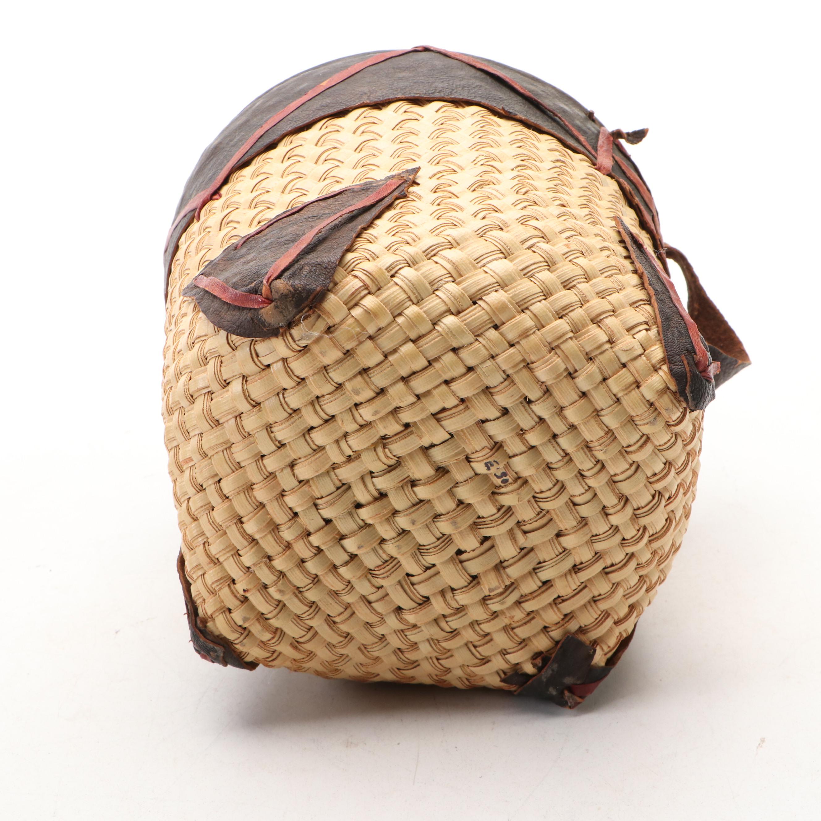 West African Marka Kore Passport Mask with Bobo Nesting Basket Set