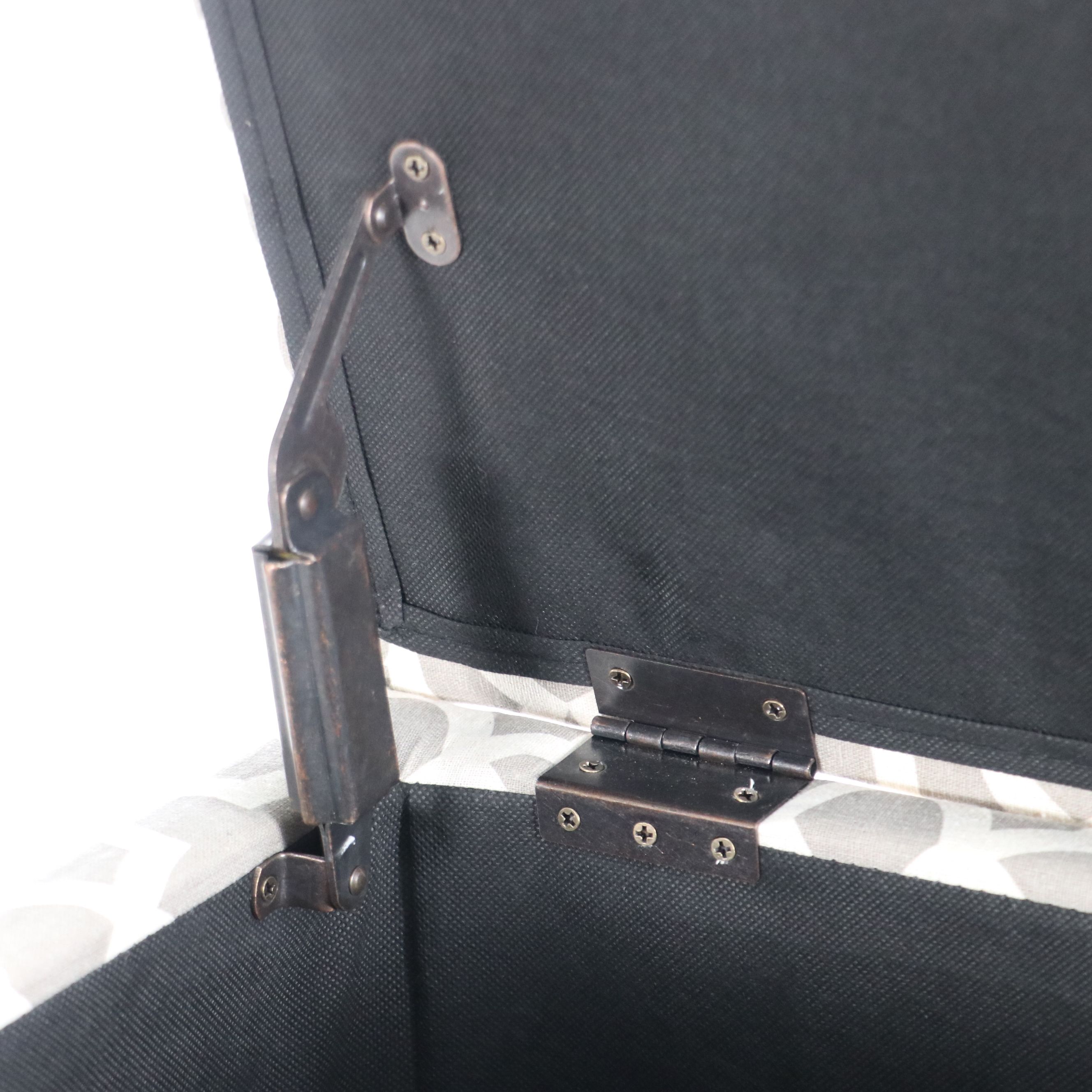 Footstool Storage Cube with Throw Pillows