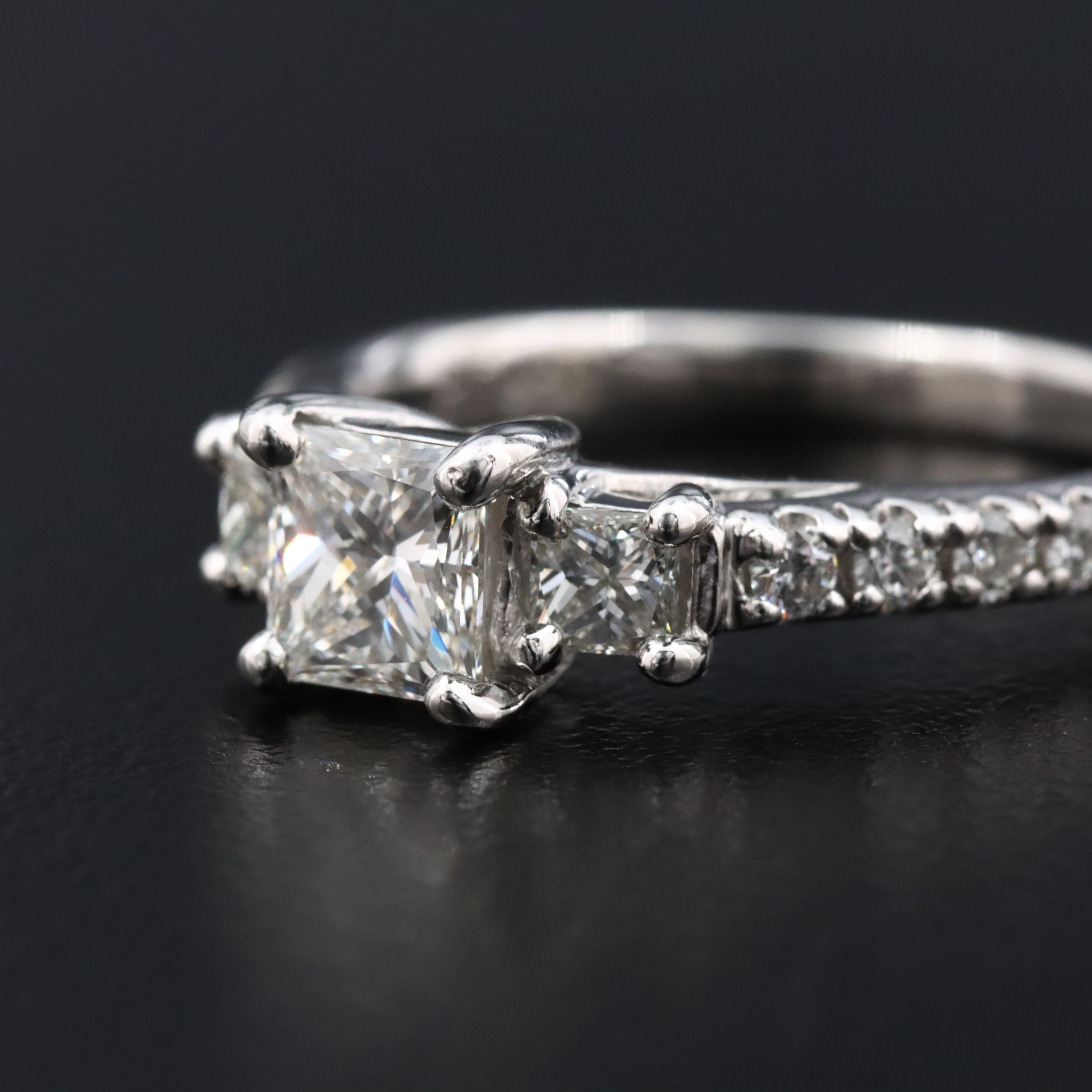 Platinum 1.20 CTW Diamond Ring