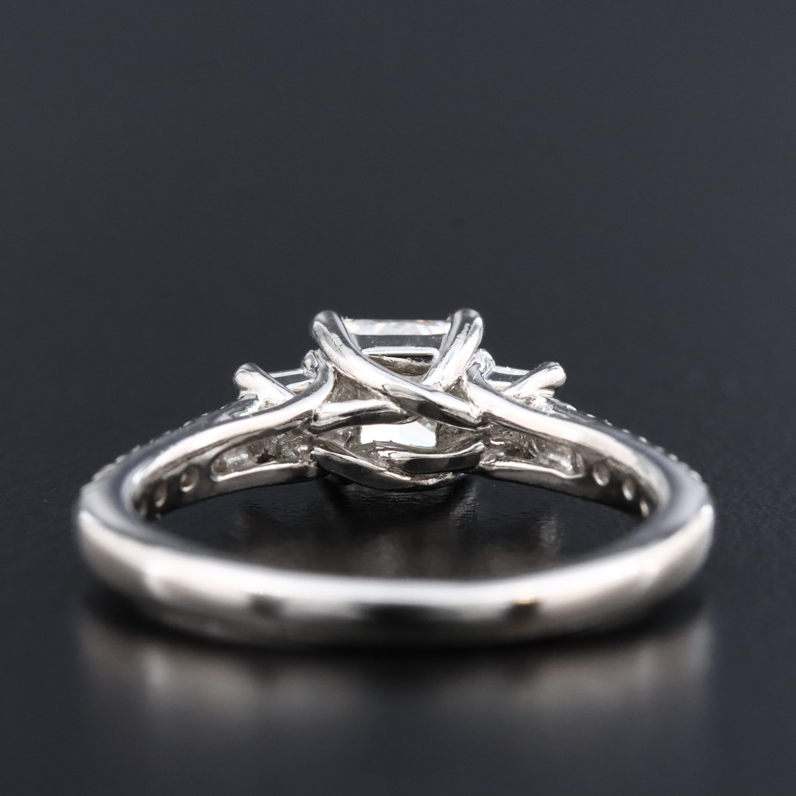 Platinum 1.20 CTW Diamond Ring