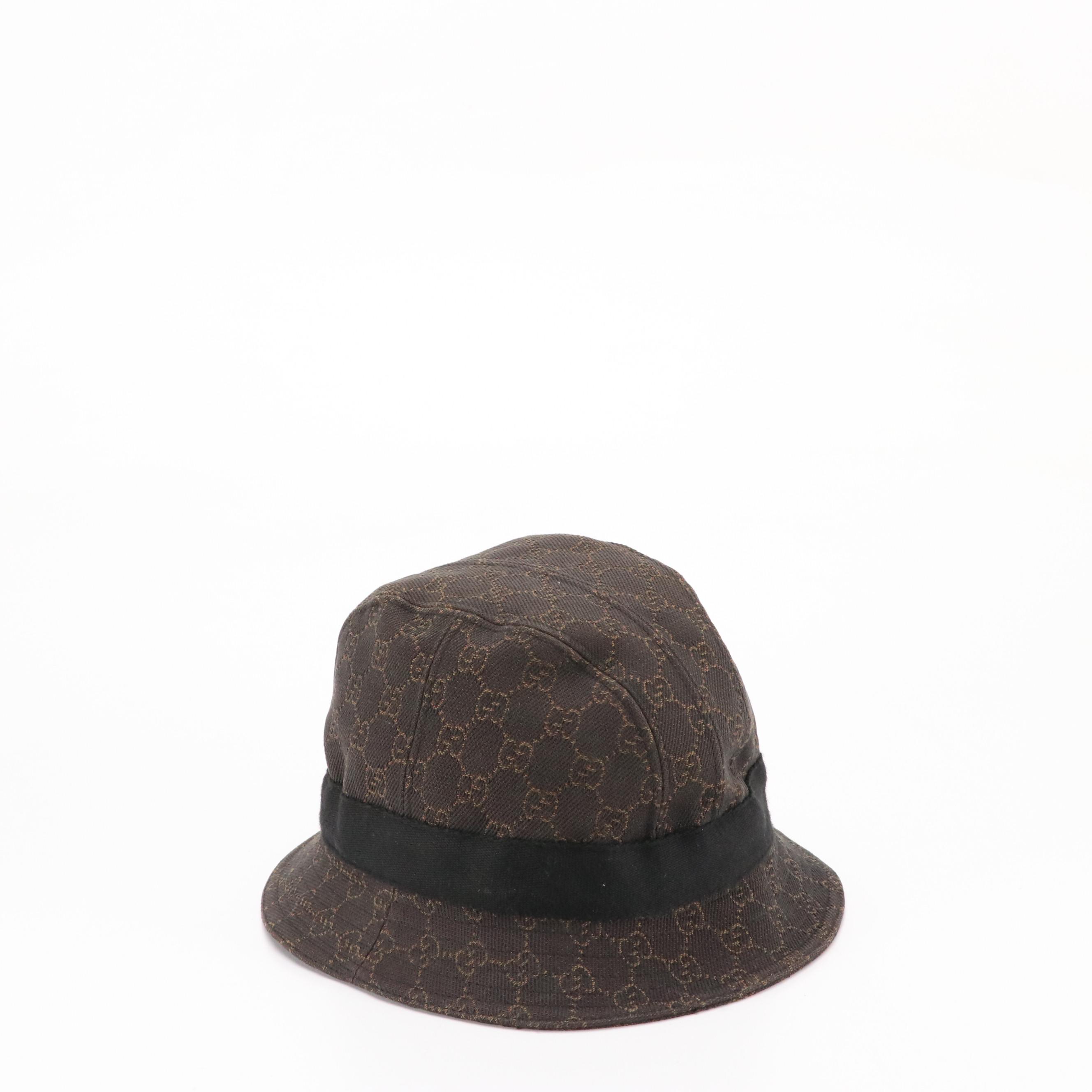 Gucci GG Canvas Cotton Blend Bucket Hat