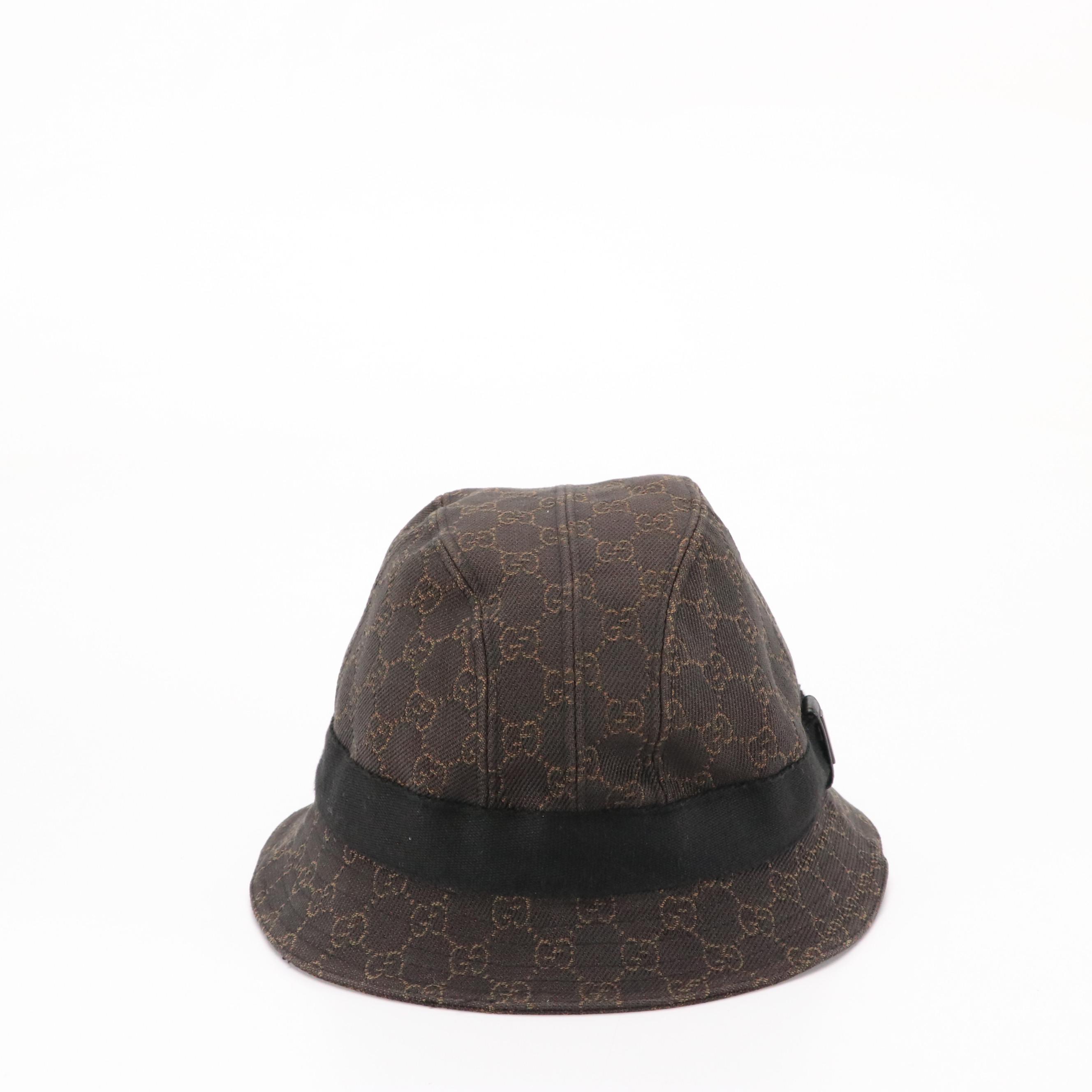 Gucci GG Canvas Cotton Blend Bucket Hat