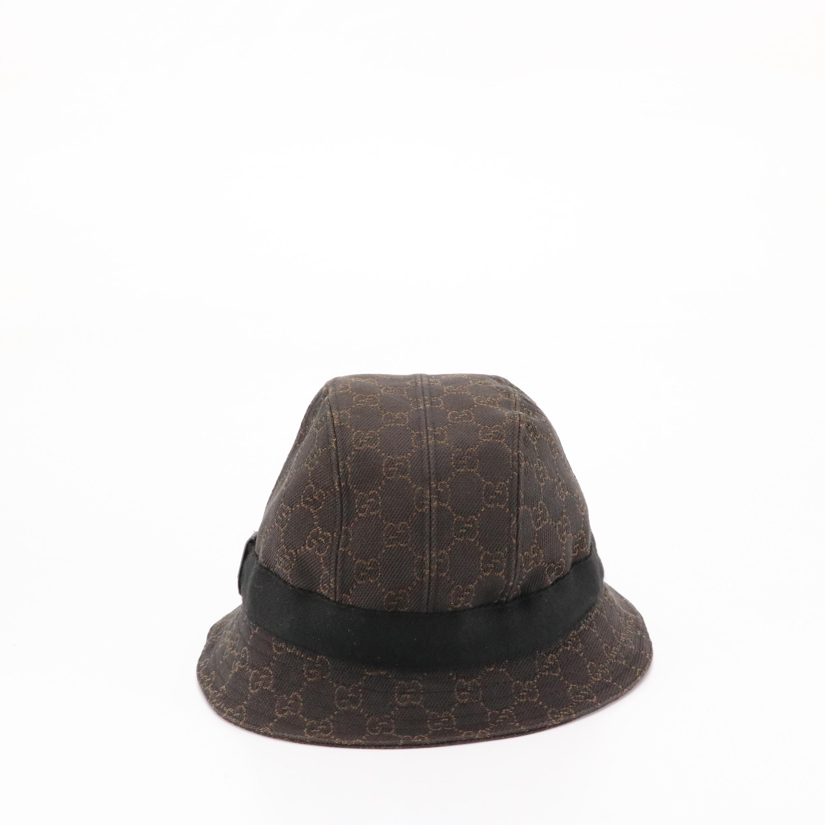 Gucci GG Canvas Cotton Blend Bucket Hat