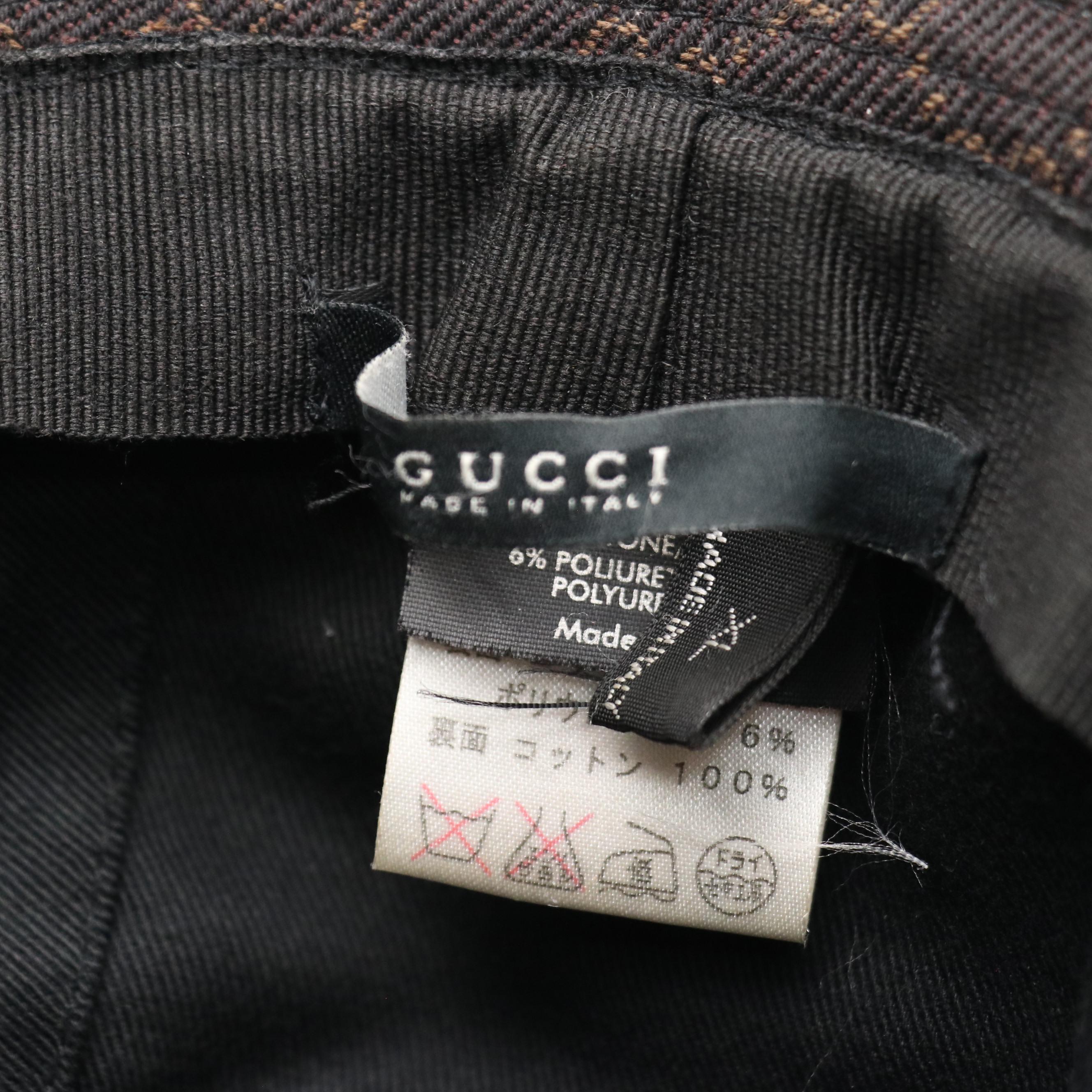 Gucci GG Canvas Cotton Blend Bucket Hat