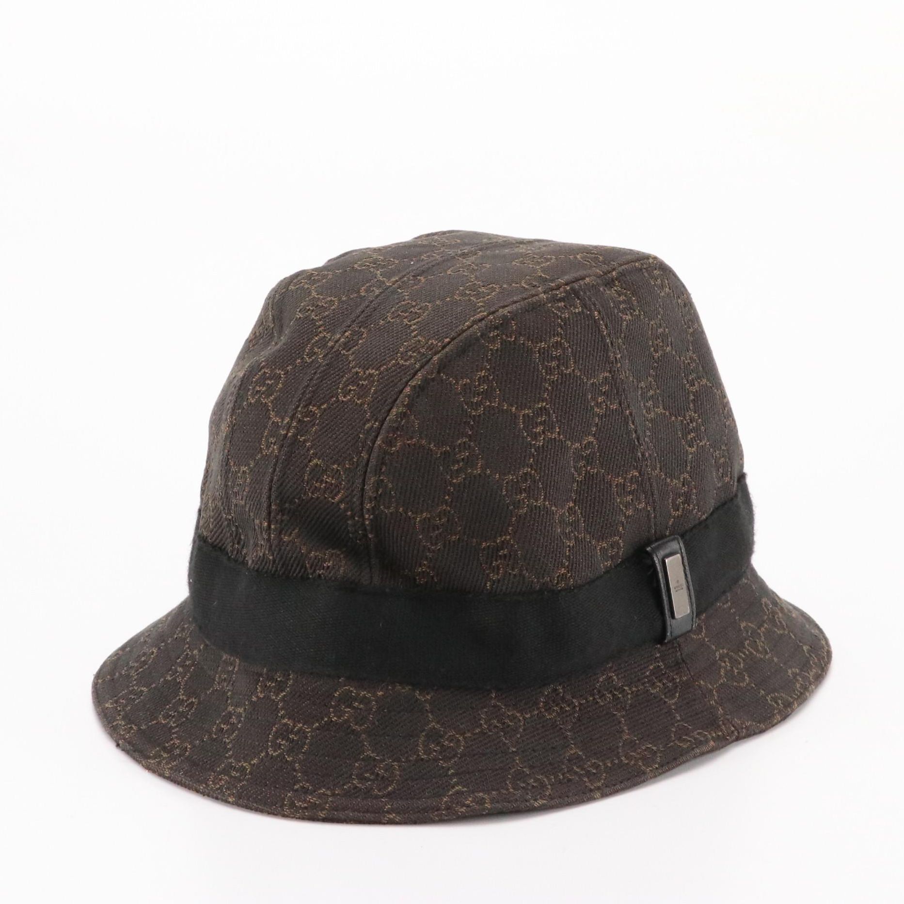 Gucci GG Canvas Cotton Blend Bucket Hat