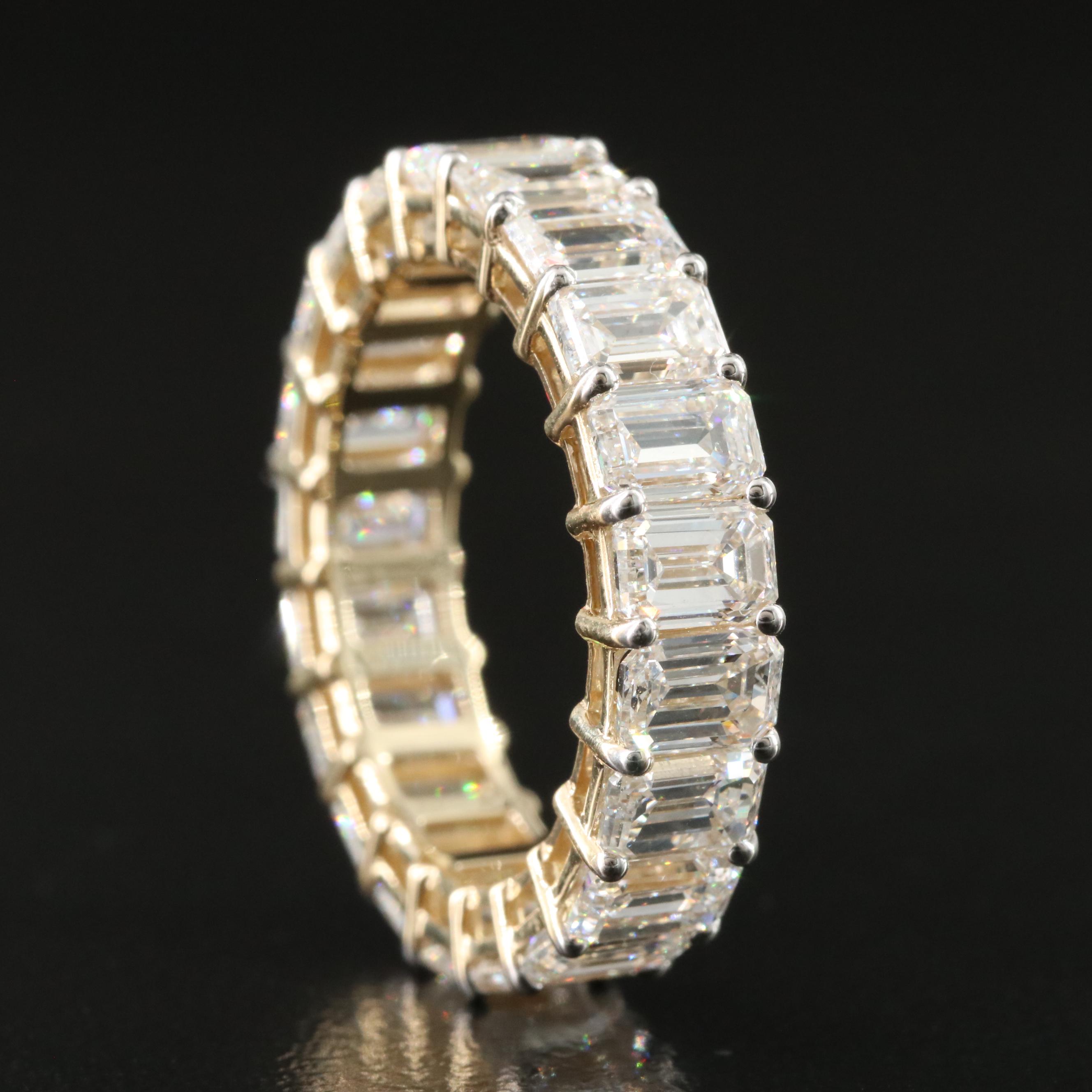 14K 6.66 CTW Lab Grown Diamond Eternity Band