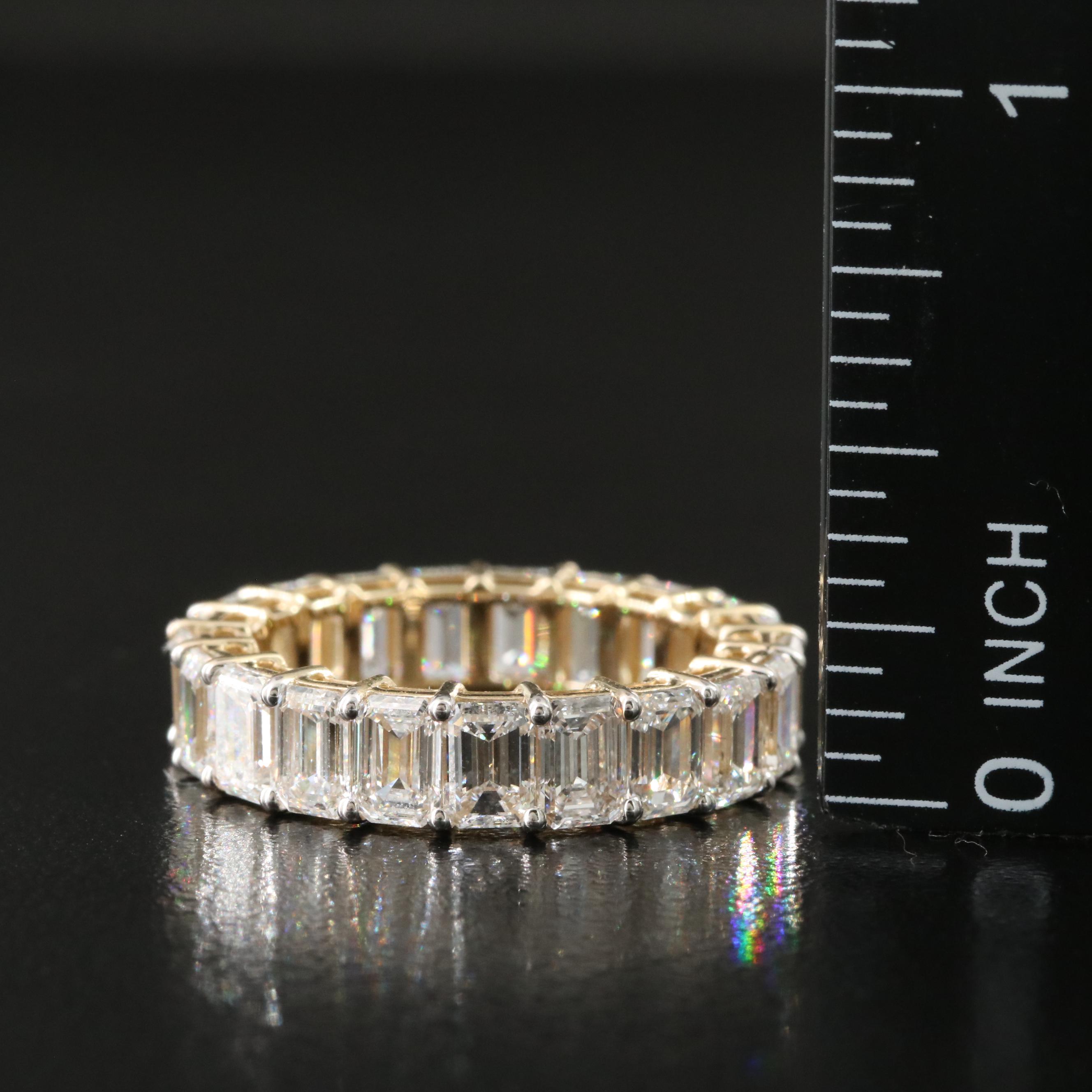 14K 6.66 CTW Lab Grown Diamond Eternity Band