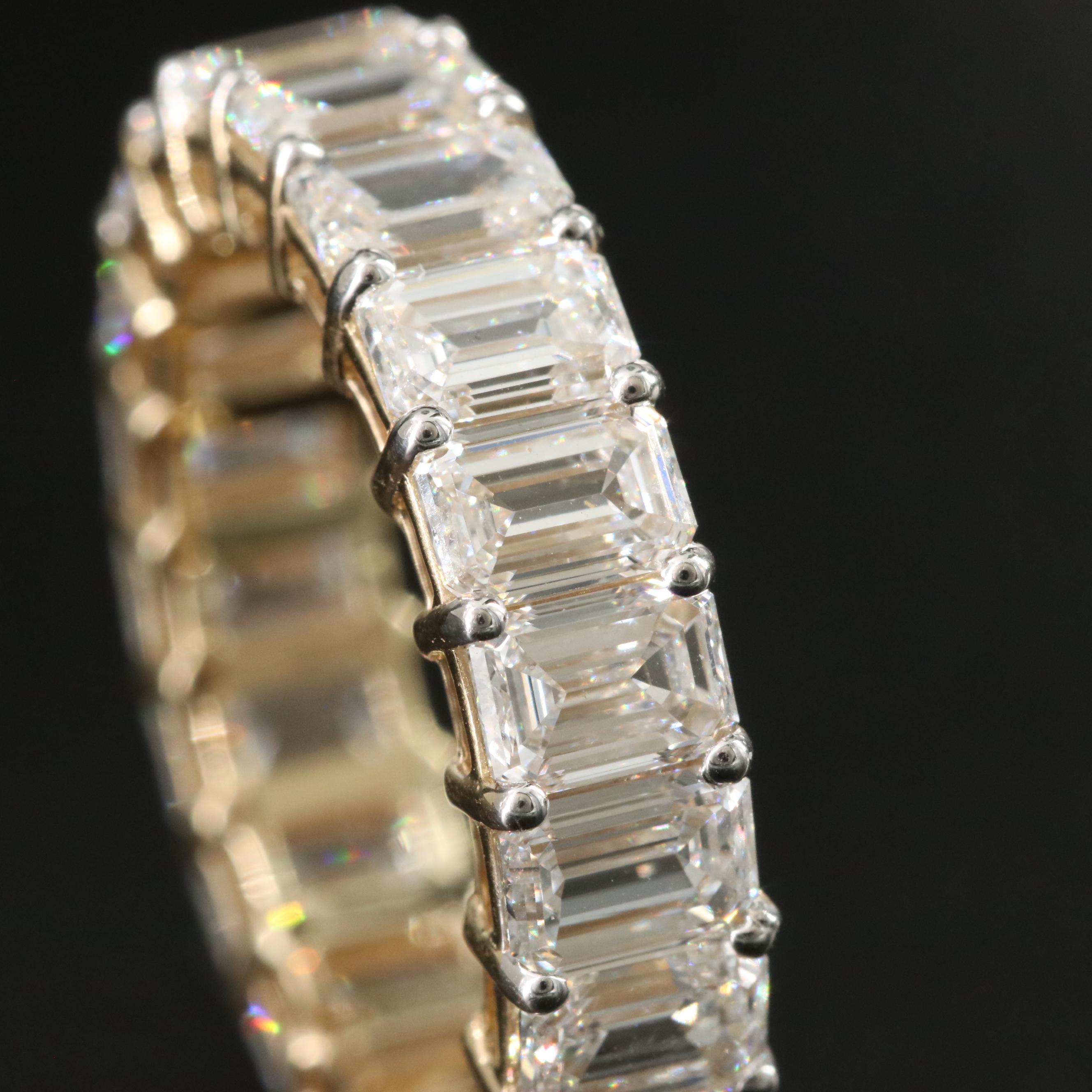14K 6.66 CTW Lab Grown Diamond Eternity Band