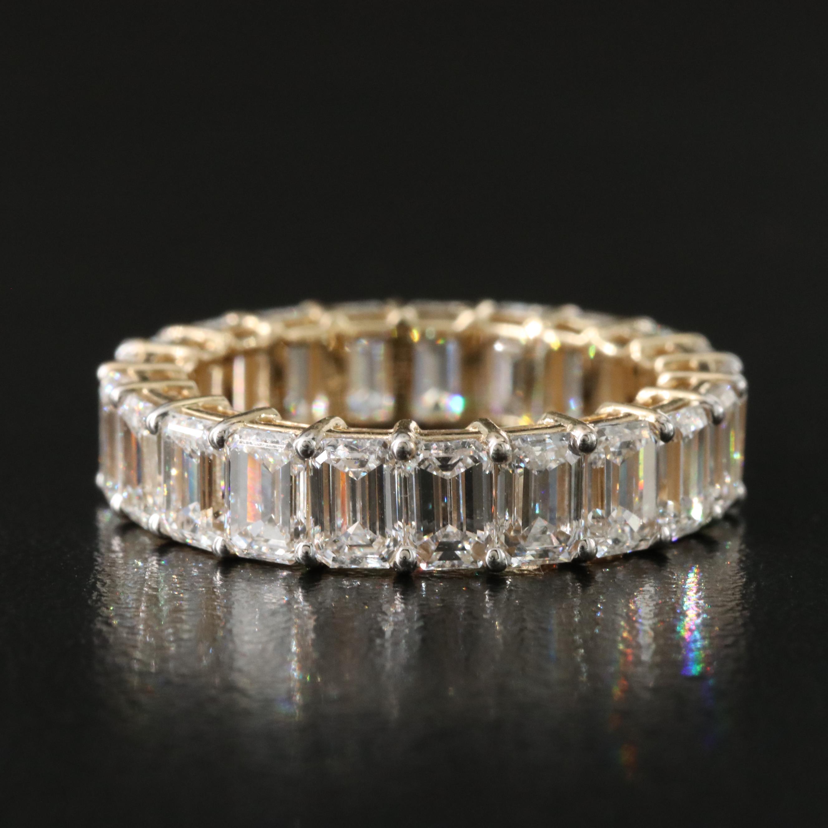 14K 6.66 CTW Lab Grown Diamond Eternity Band