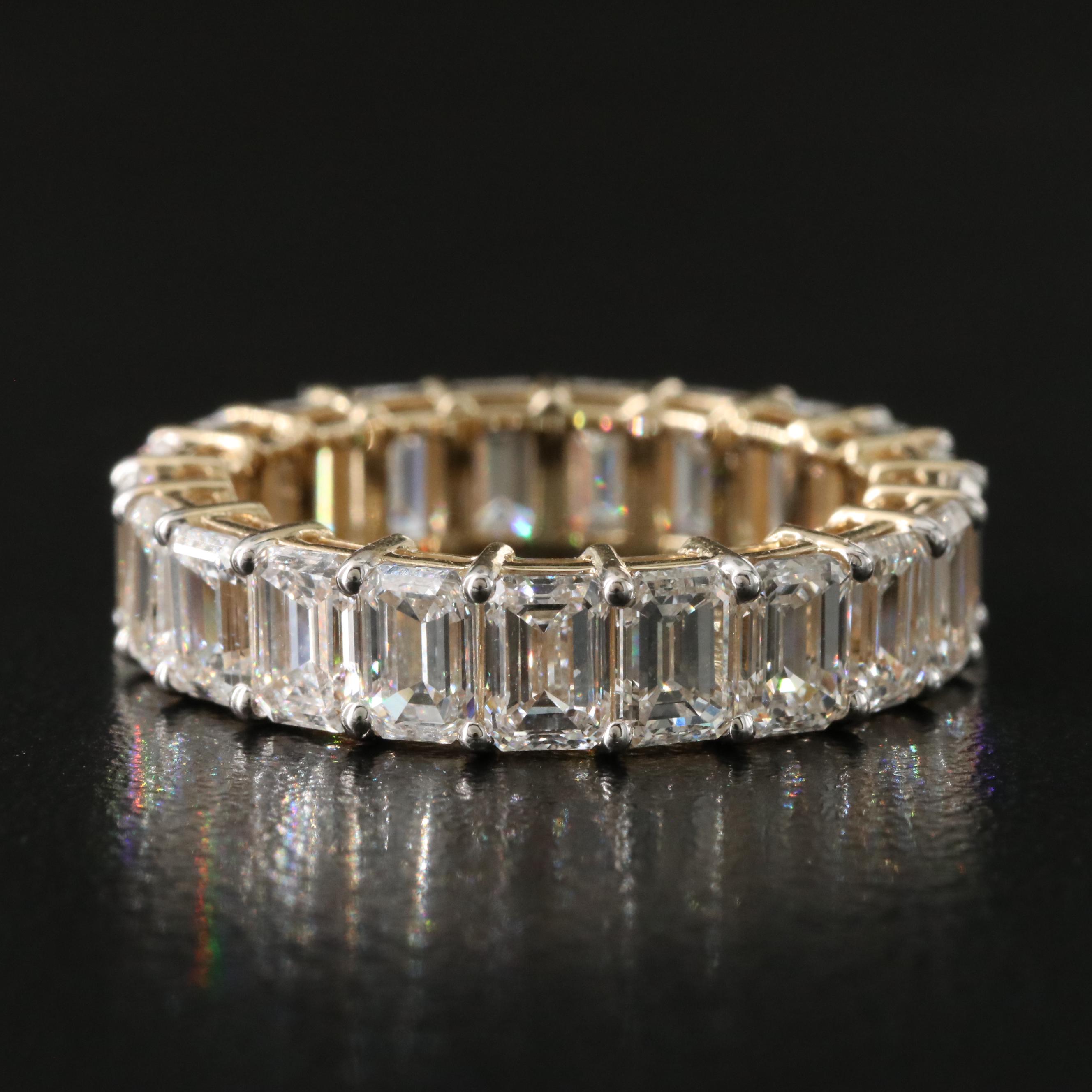 14K 6.66 CTW Lab Grown Diamond Eternity Band