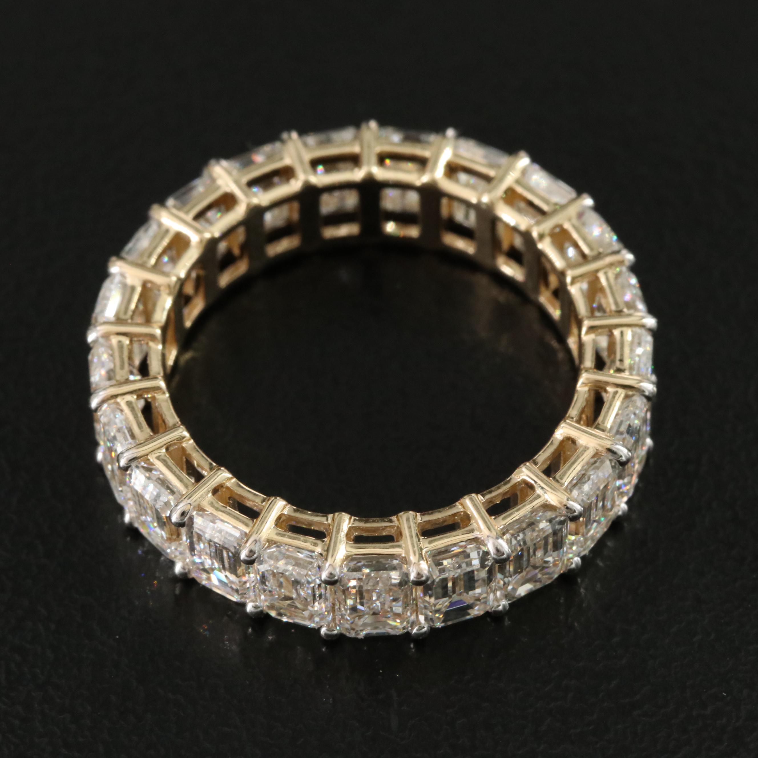 14K 6.66 CTW Lab Grown Diamond Eternity Band
