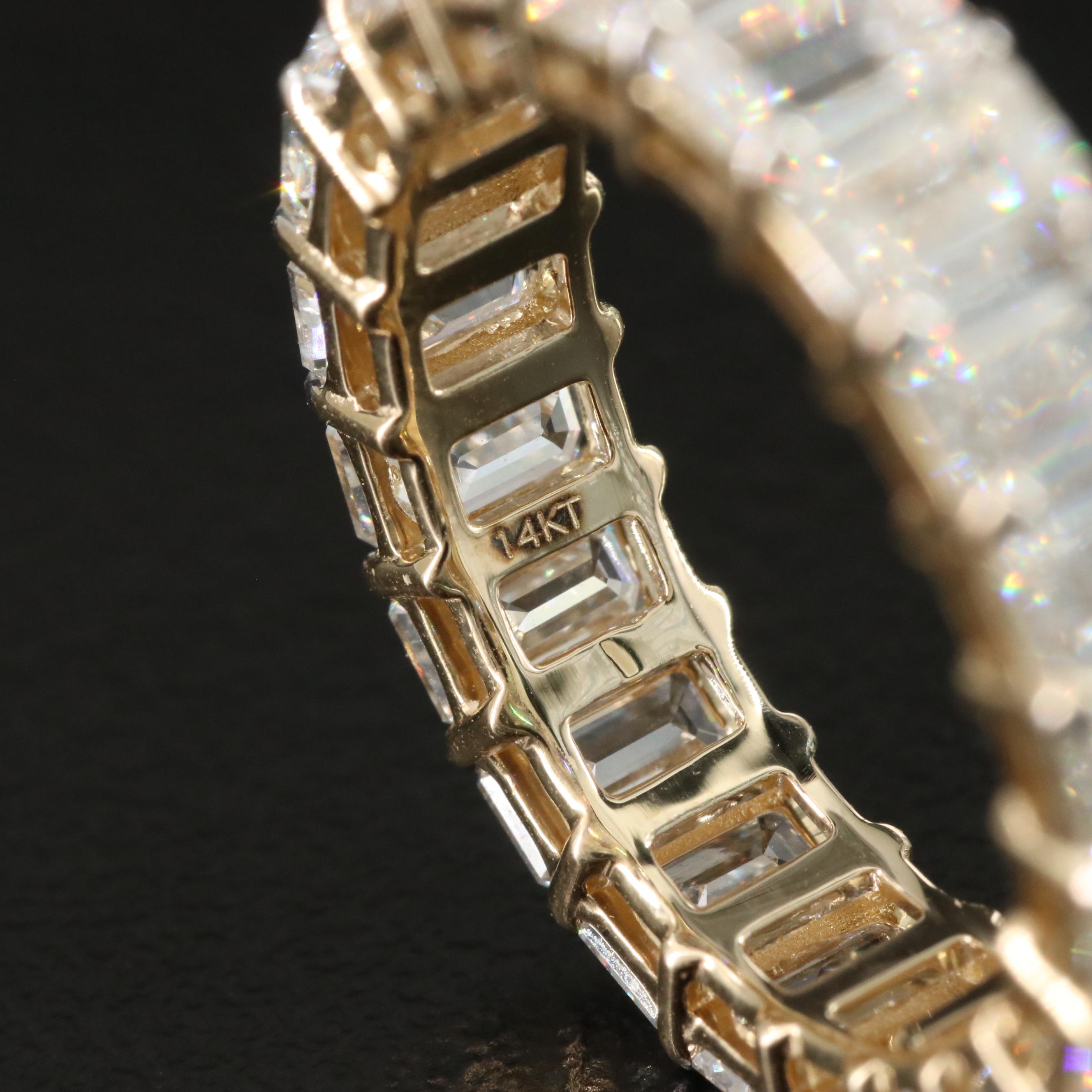 14K 6.66 CTW Lab Grown Diamond Eternity Band