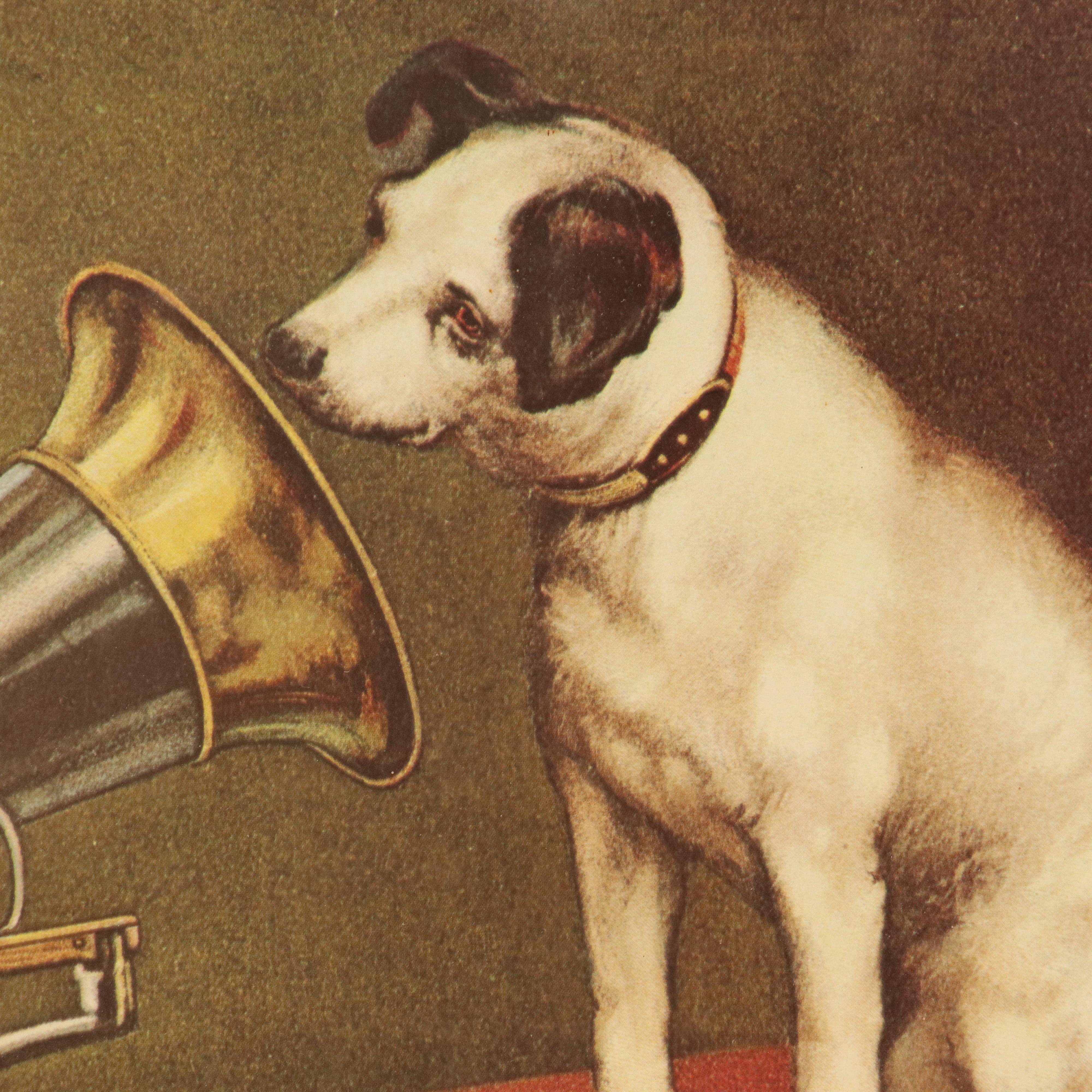 After Barraud "His Master's Voice" and More Offset Lithograph Posters