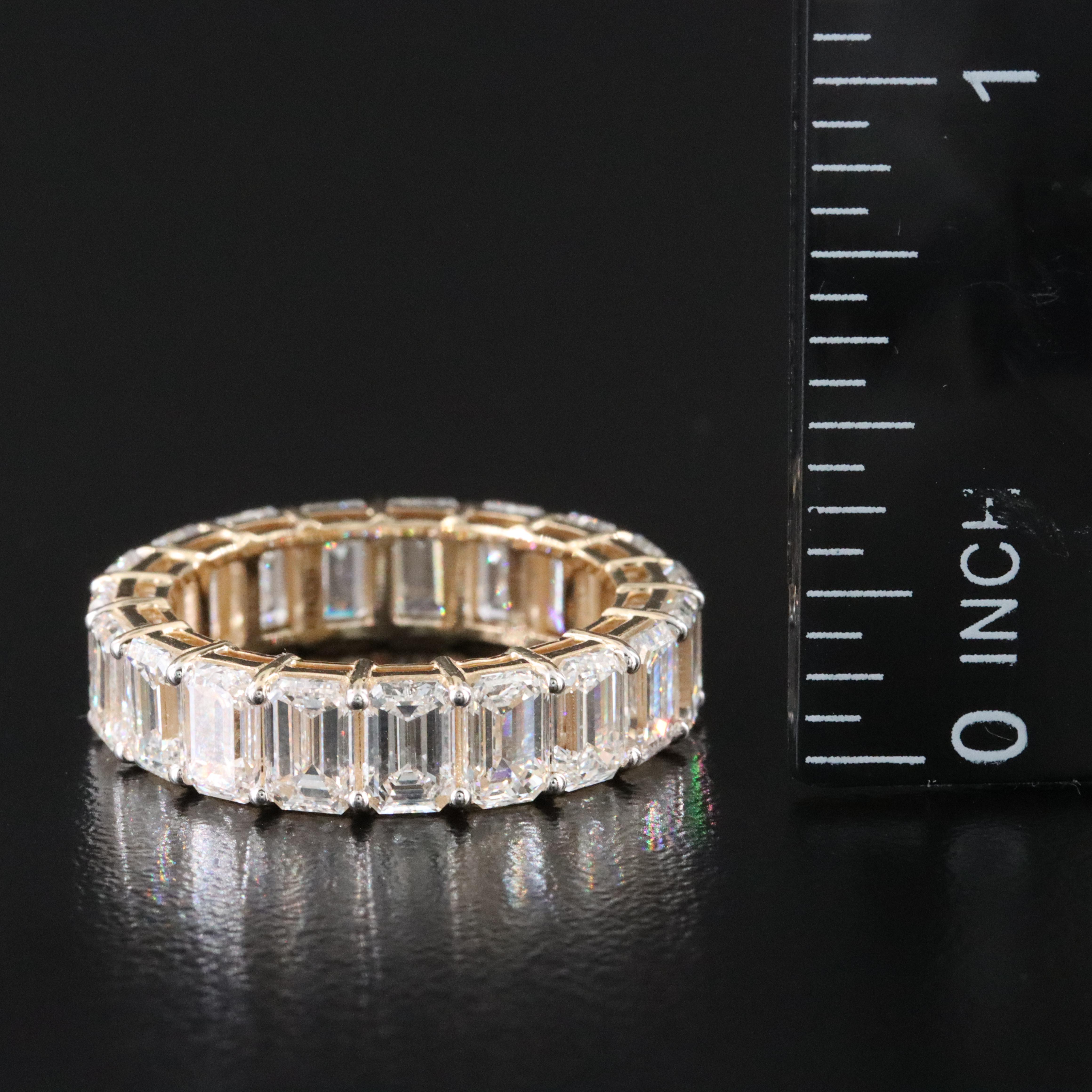 14K 7.54 CTW Lab Grown Diamond Eternity Band