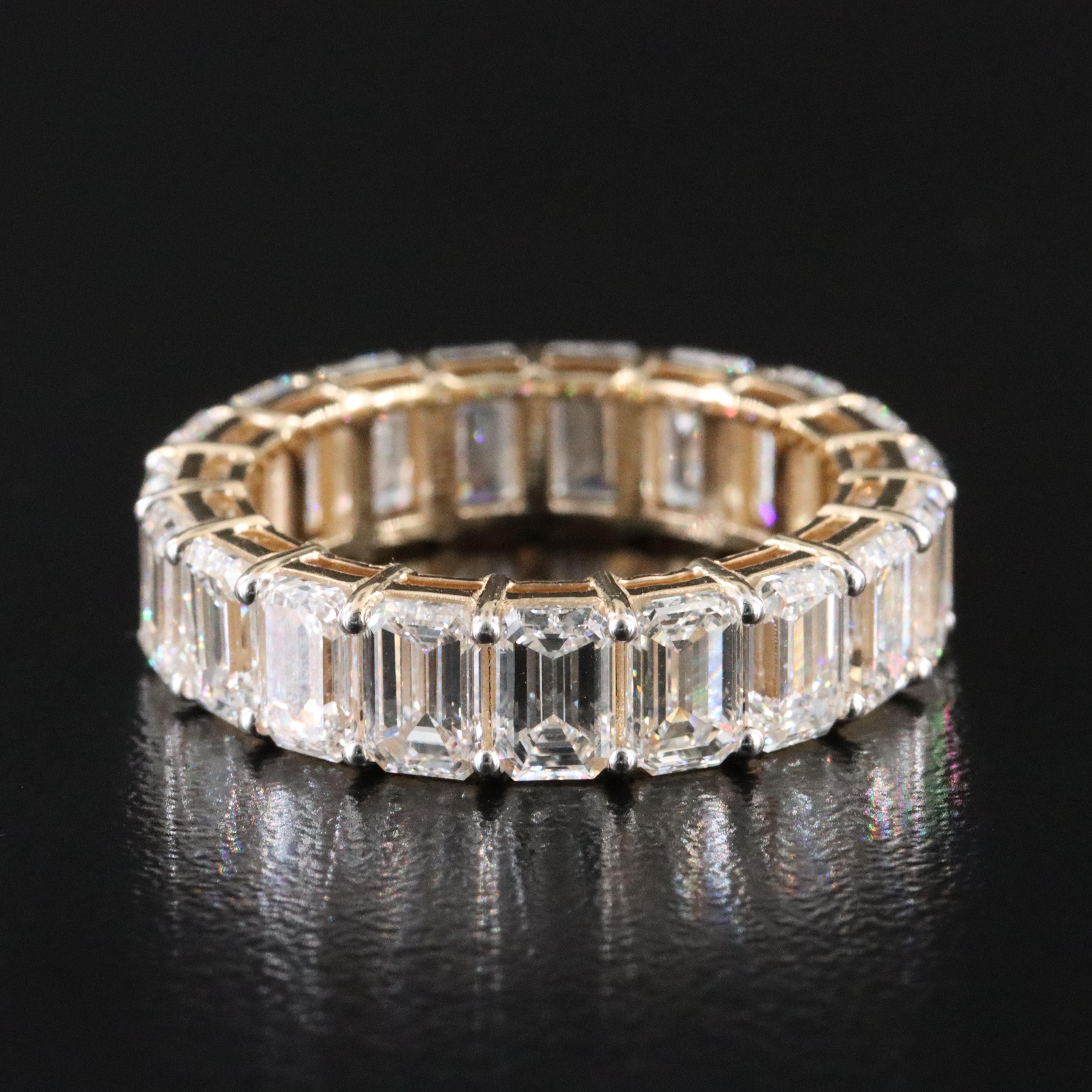 14K 7.54 CTW Lab Grown Diamond Eternity Band