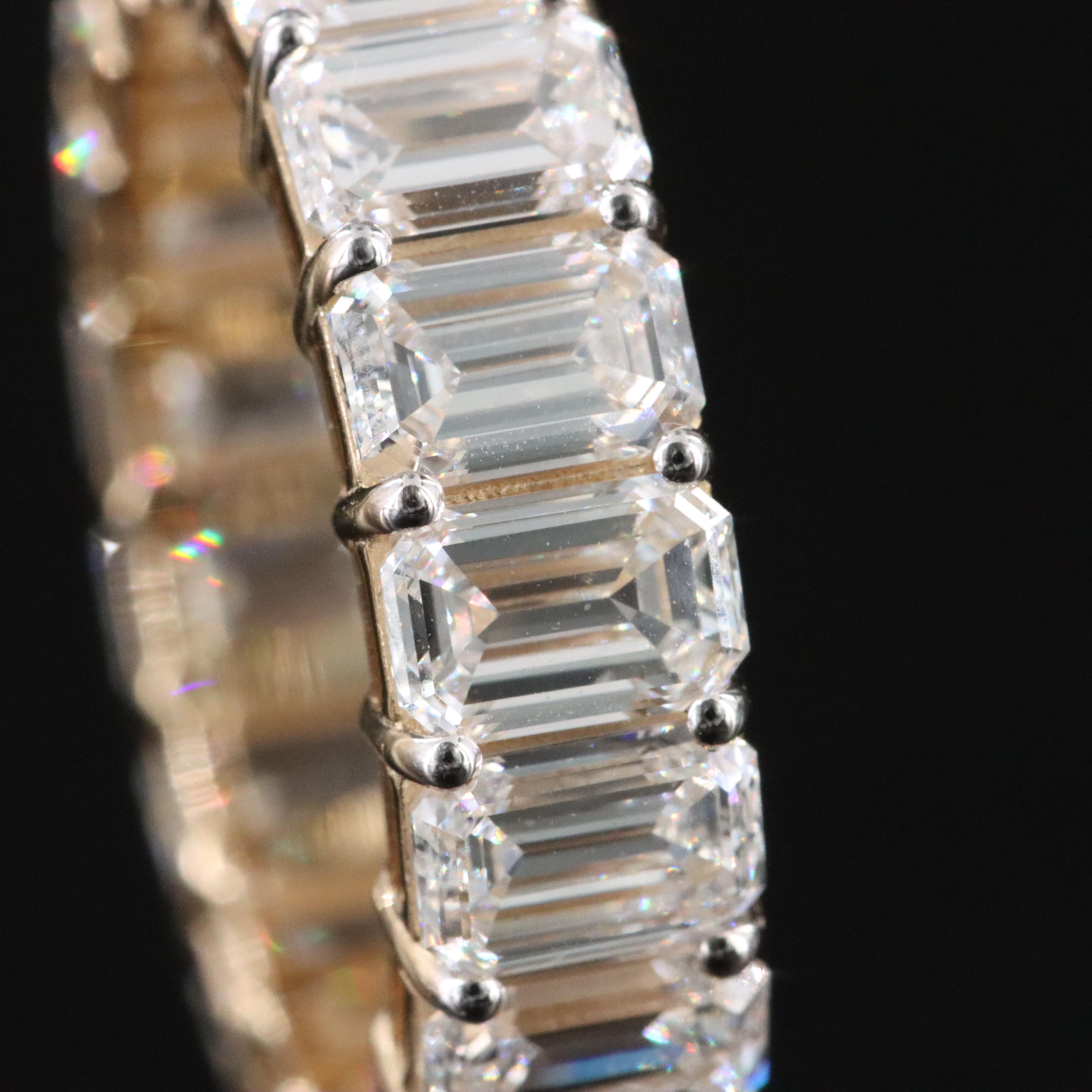 14K 7.54 CTW Lab Grown Diamond Eternity Band