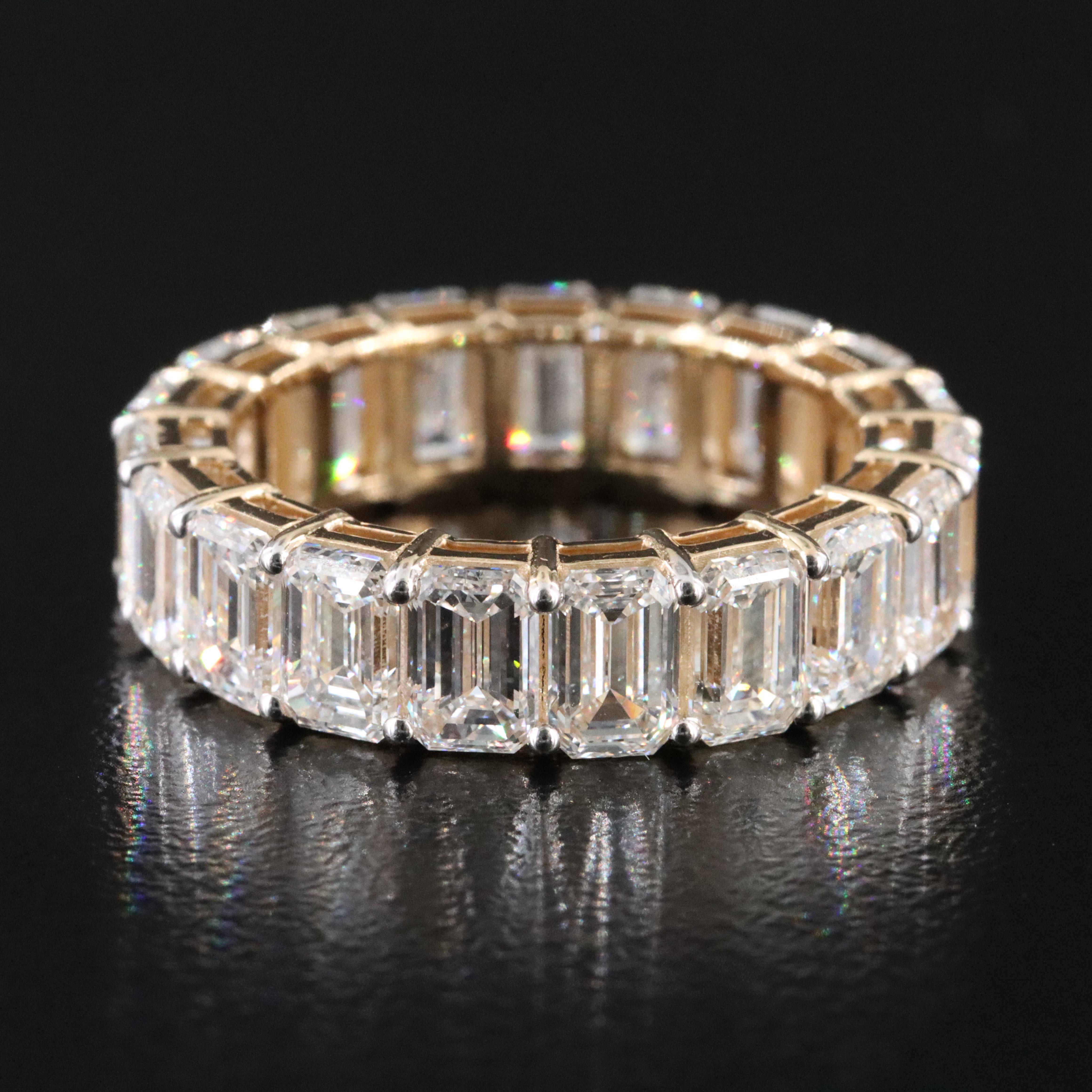 14K 7.54 CTW Lab Grown Diamond Eternity Band
