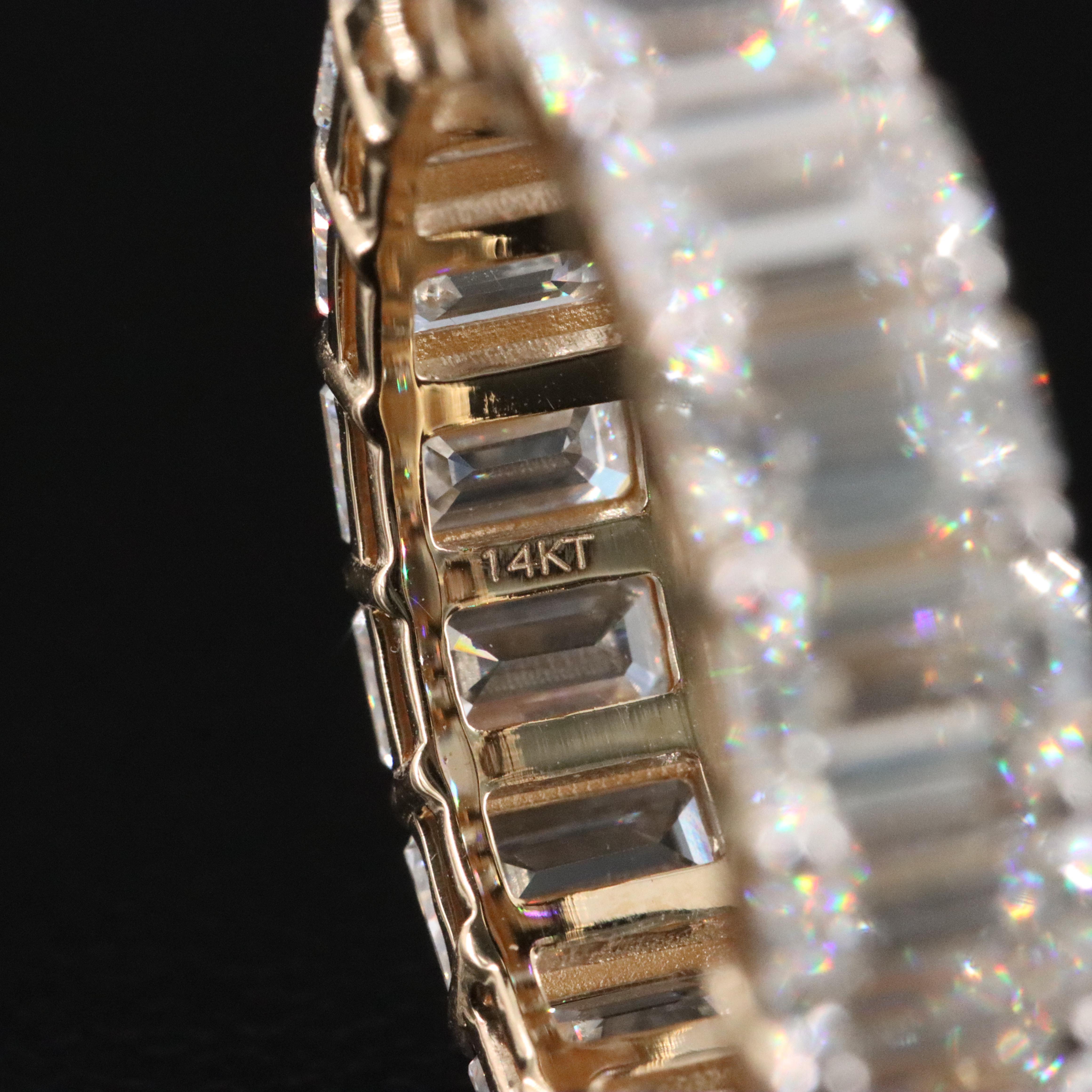 14K 7.54 CTW Lab Grown Diamond Eternity Band