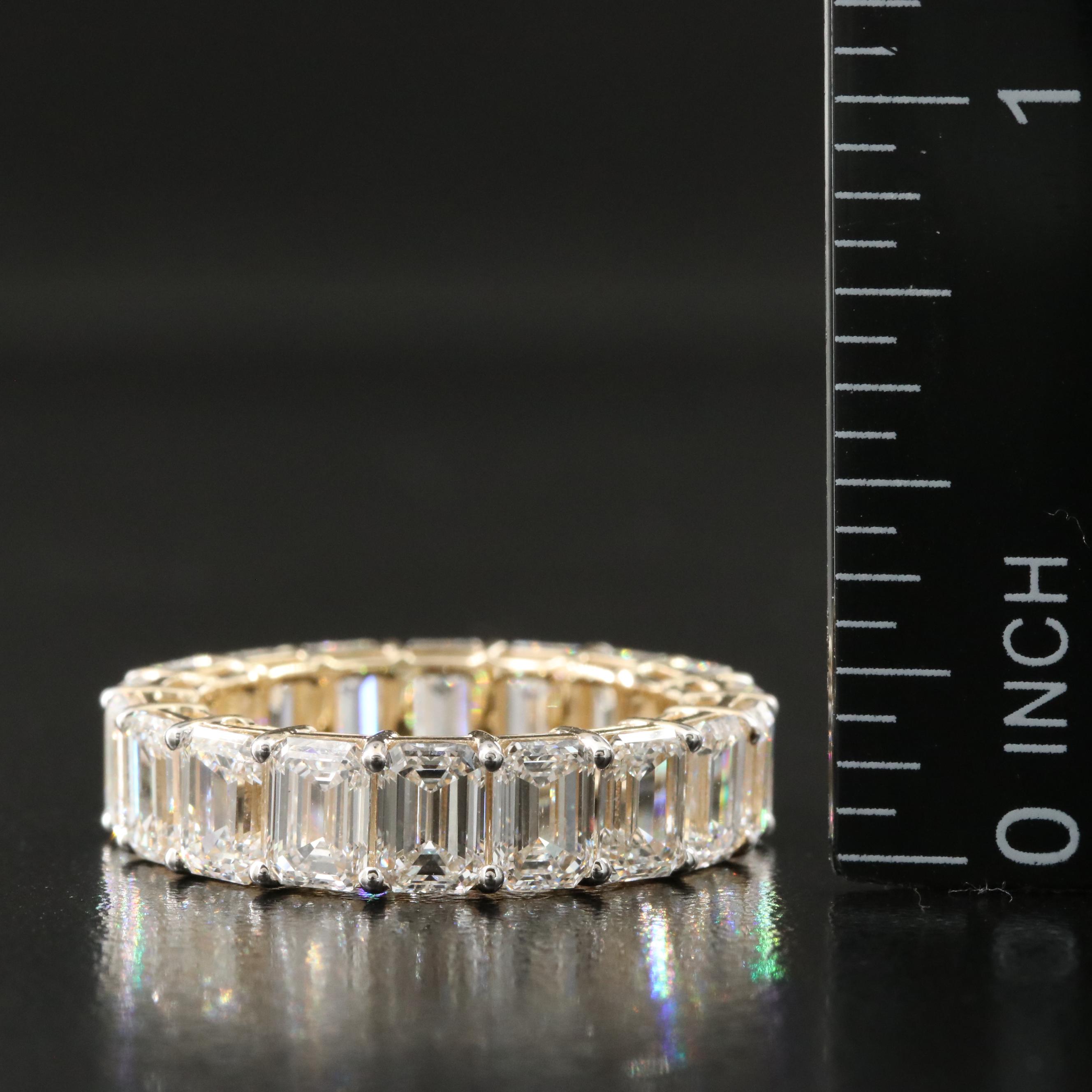 14K 7.73 CTW Lab Grown Diamond Eternity Band