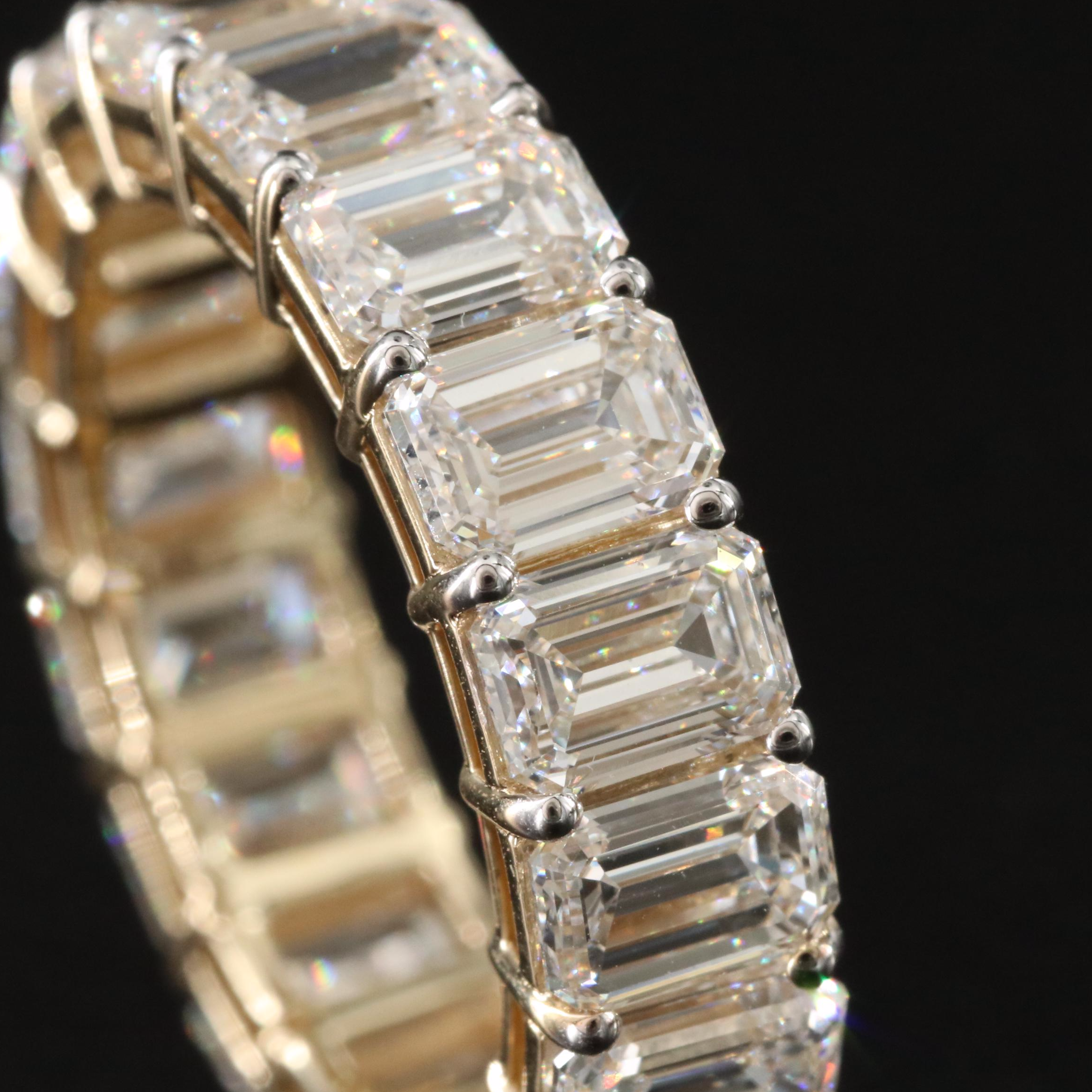 14K 7.73 CTW Lab Grown Diamond Eternity Band