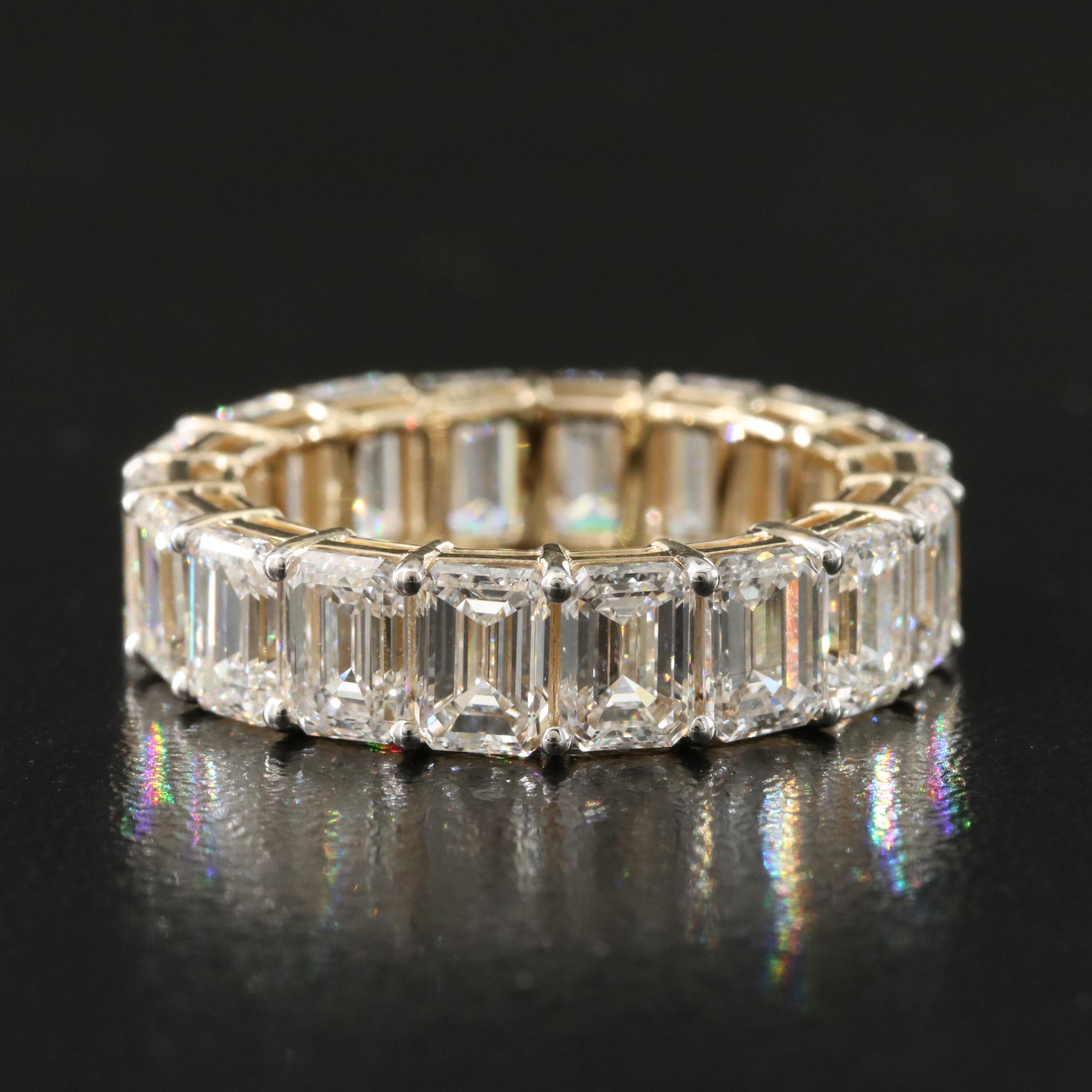 14K 7.73 CTW Lab Grown Diamond Eternity Band