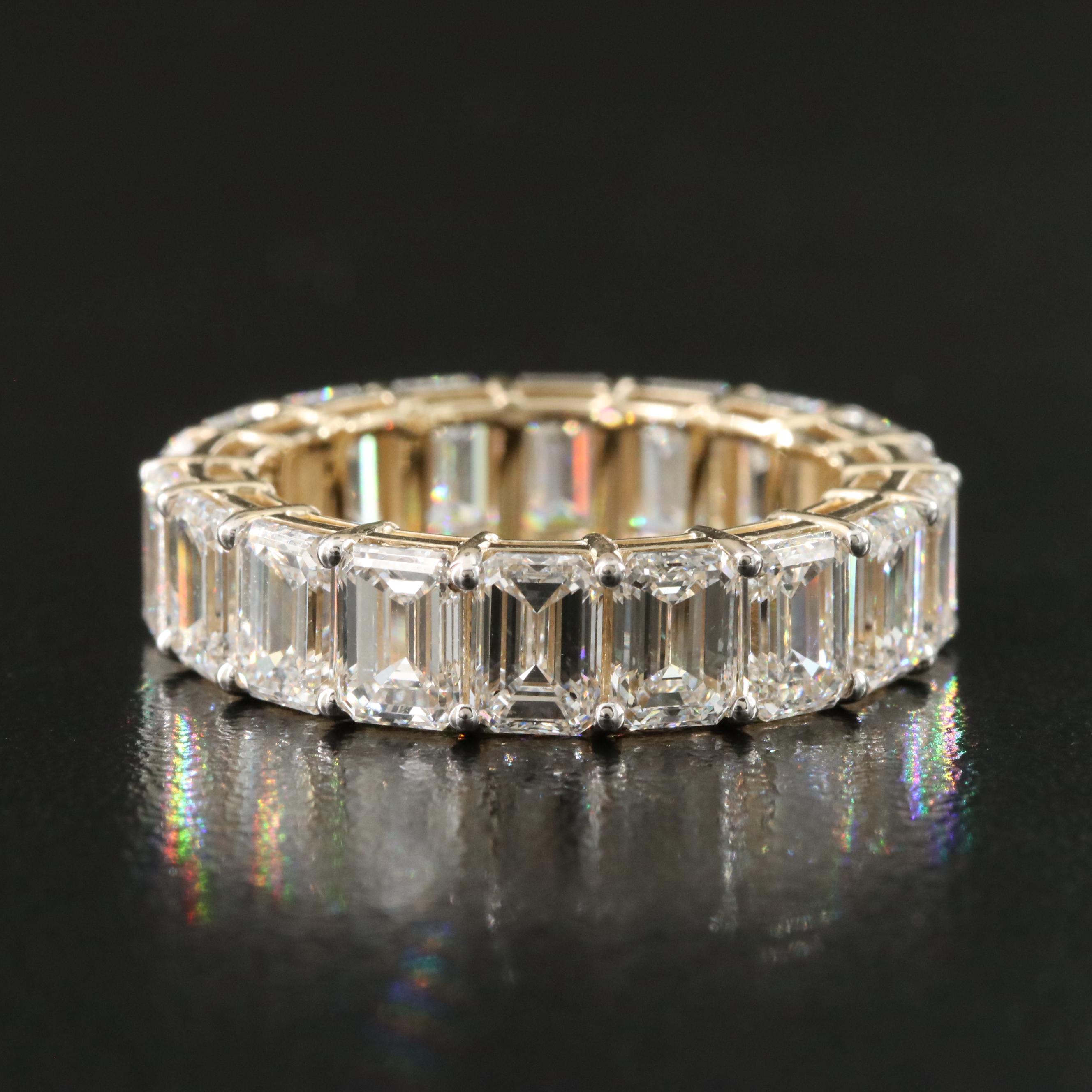14K 7.73 CTW Lab Grown Diamond Eternity Band