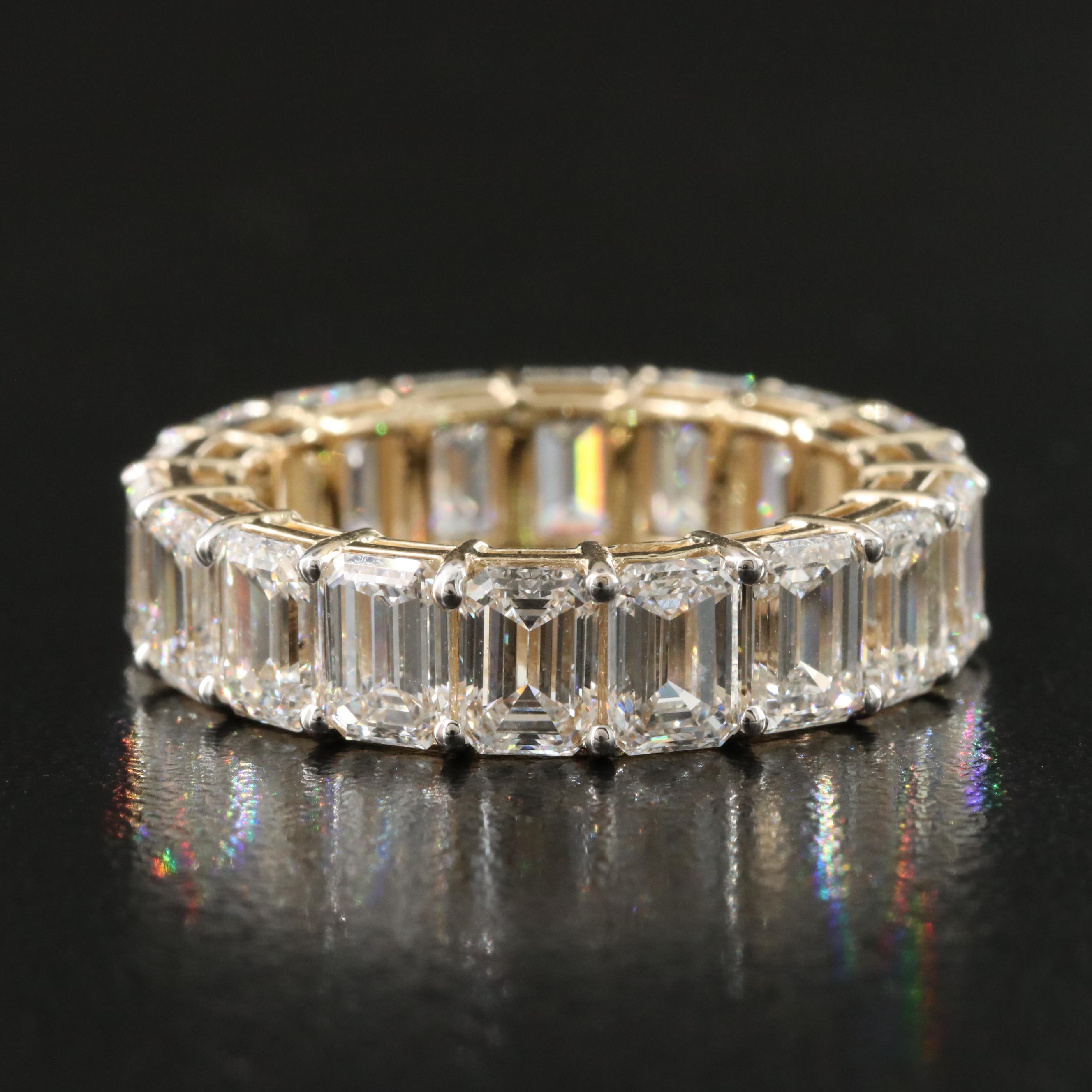 14K 7.73 CTW Lab Grown Diamond Eternity Band