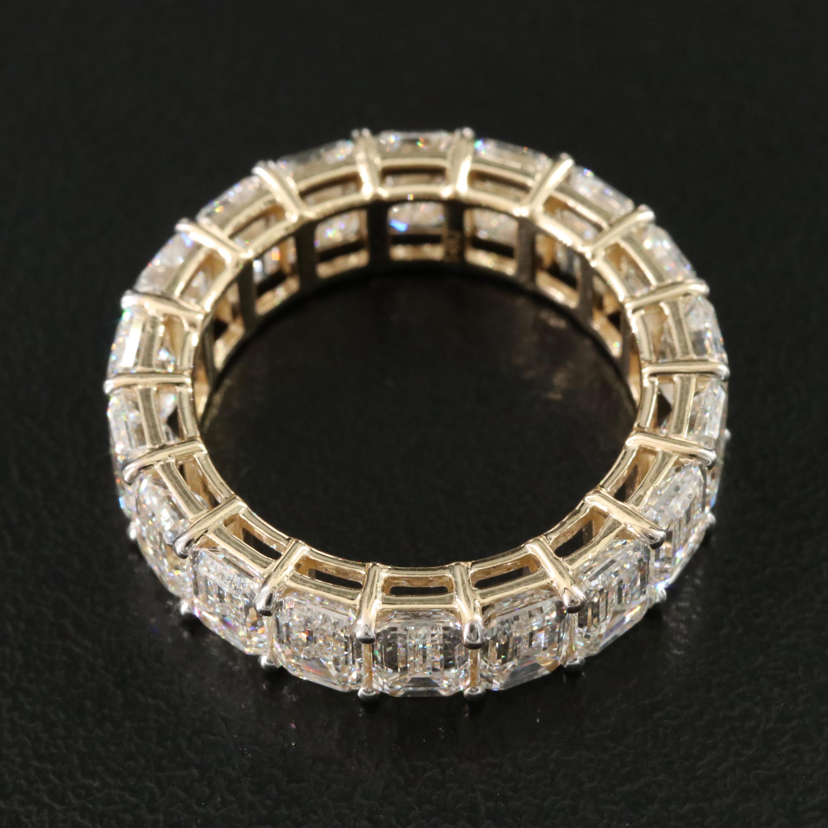 14K 7.73 CTW Lab Grown Diamond Eternity Band